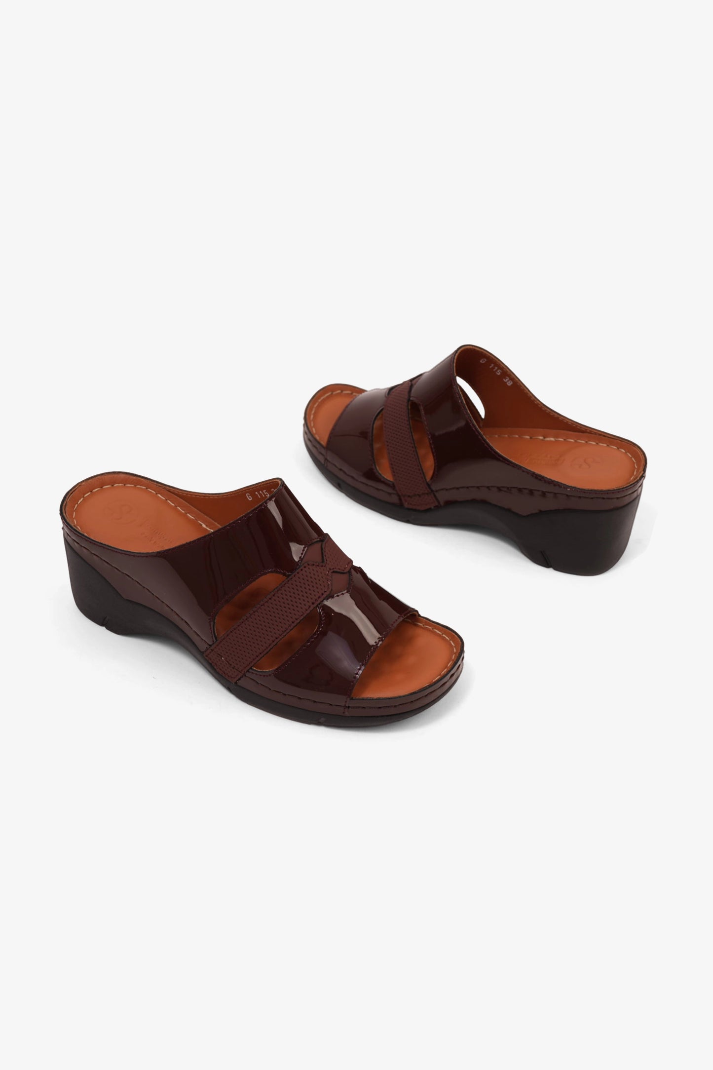 COMFORT PLUS LADIES SANDALS - GG115 MAROON - Seventy7