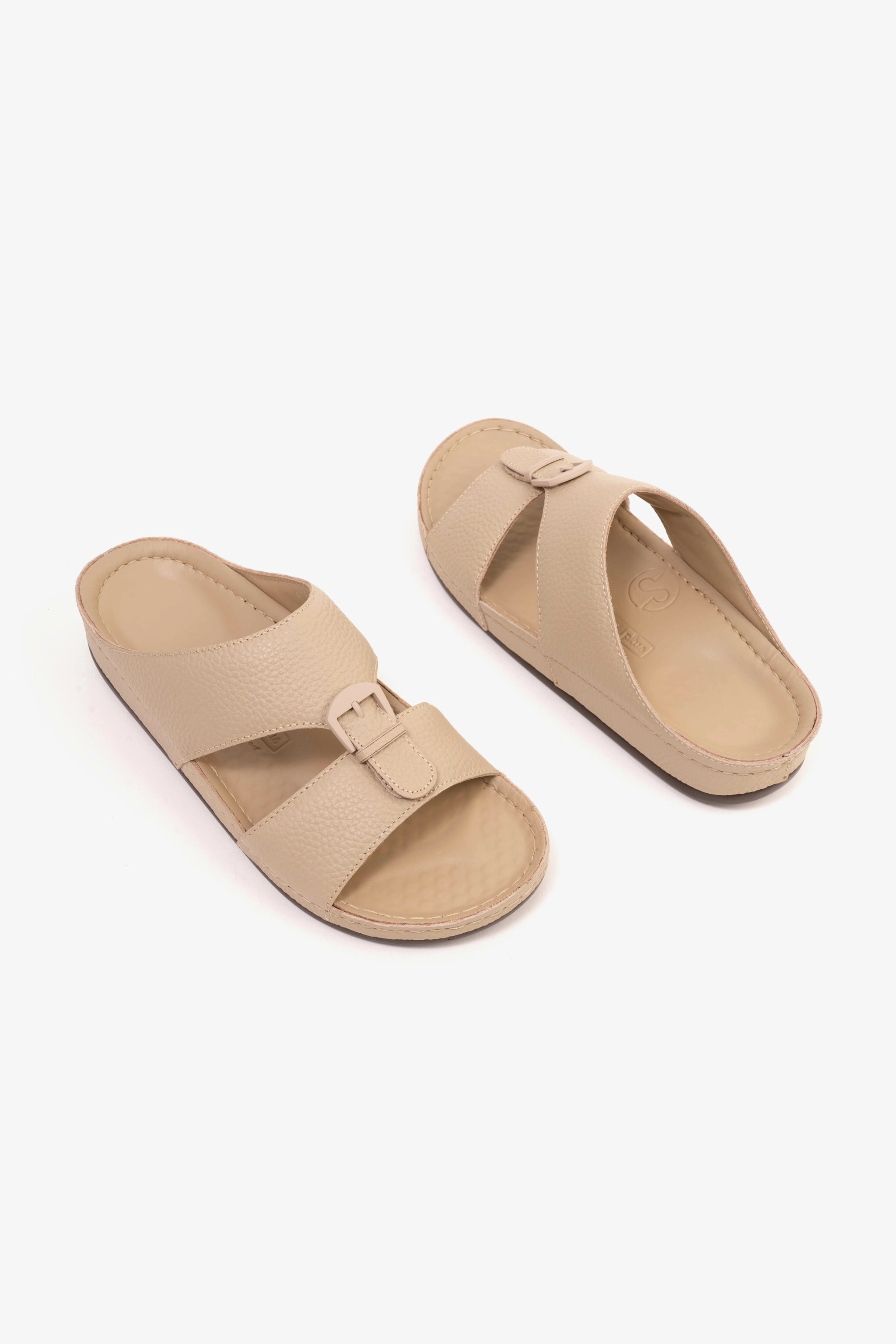 COMFORT PLUS MENS SANDALS - AV08 BEIGE - Seventy7