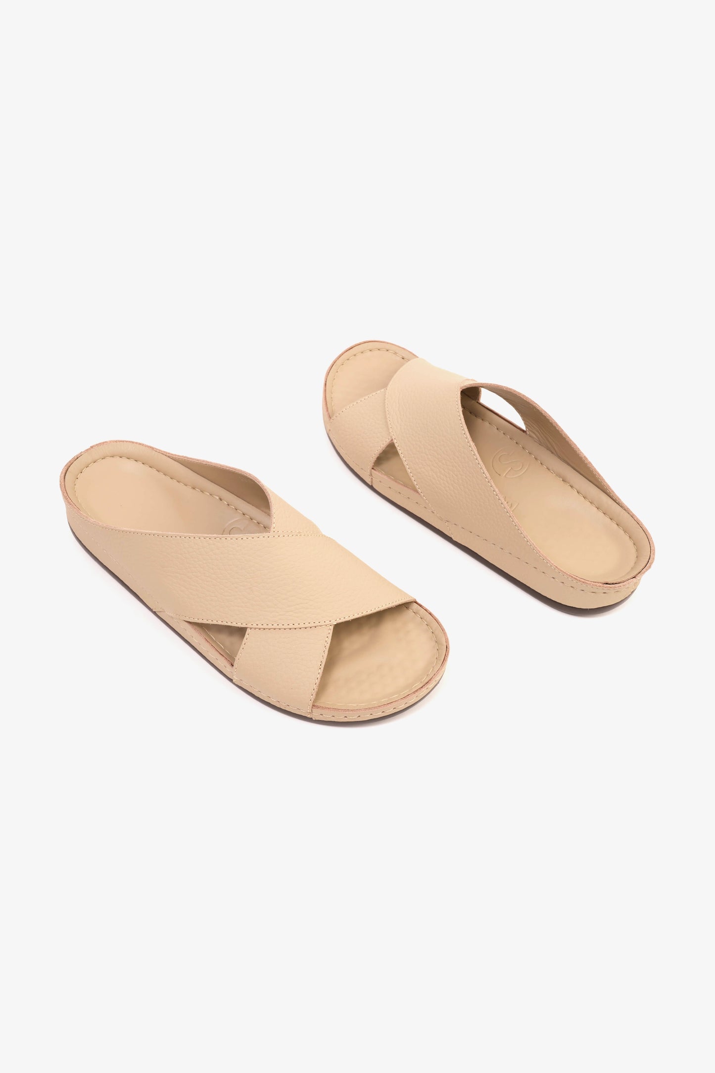 COMFORT PLUS MENS SANDALS - AV06 BEIGE - Seventy7