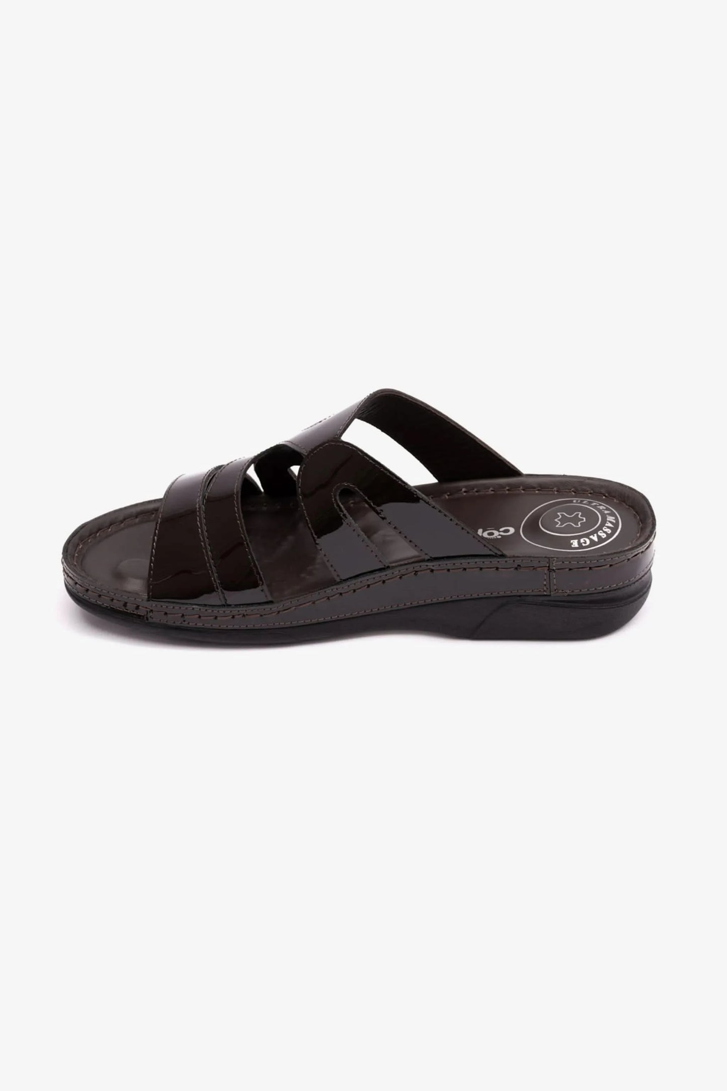 COMFORT PLUS SANDALS FOR LADIES ITALIAN DESIGN BROWN - Seventy7