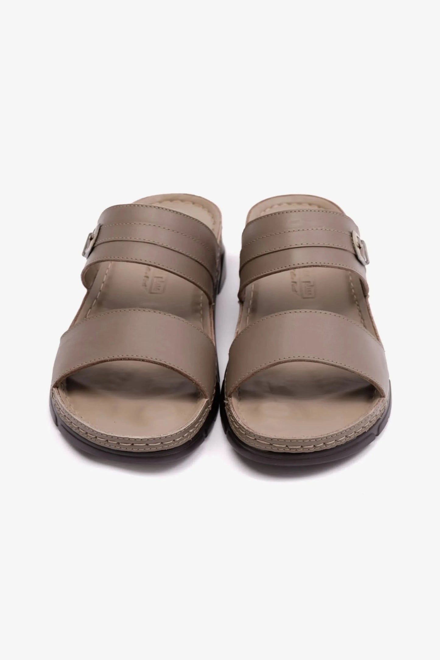 COMFORT PLUS ELEGANT TRIM LADIES SANDAL STONE - Seventy7