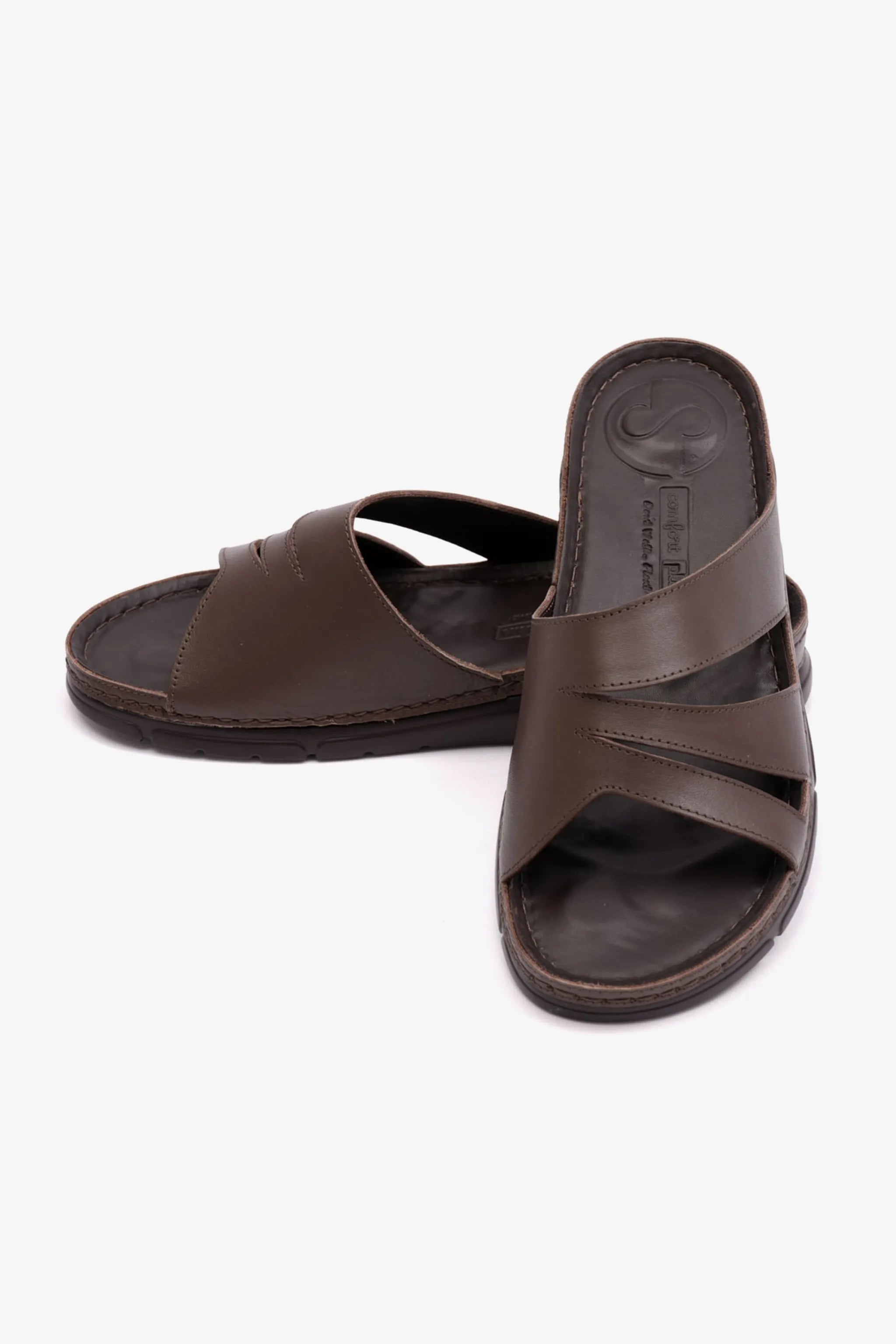 COMFOT PLUS WOMENS SANDALS WITH FLEXIBLE OUSOLE BROWN - Seventy7