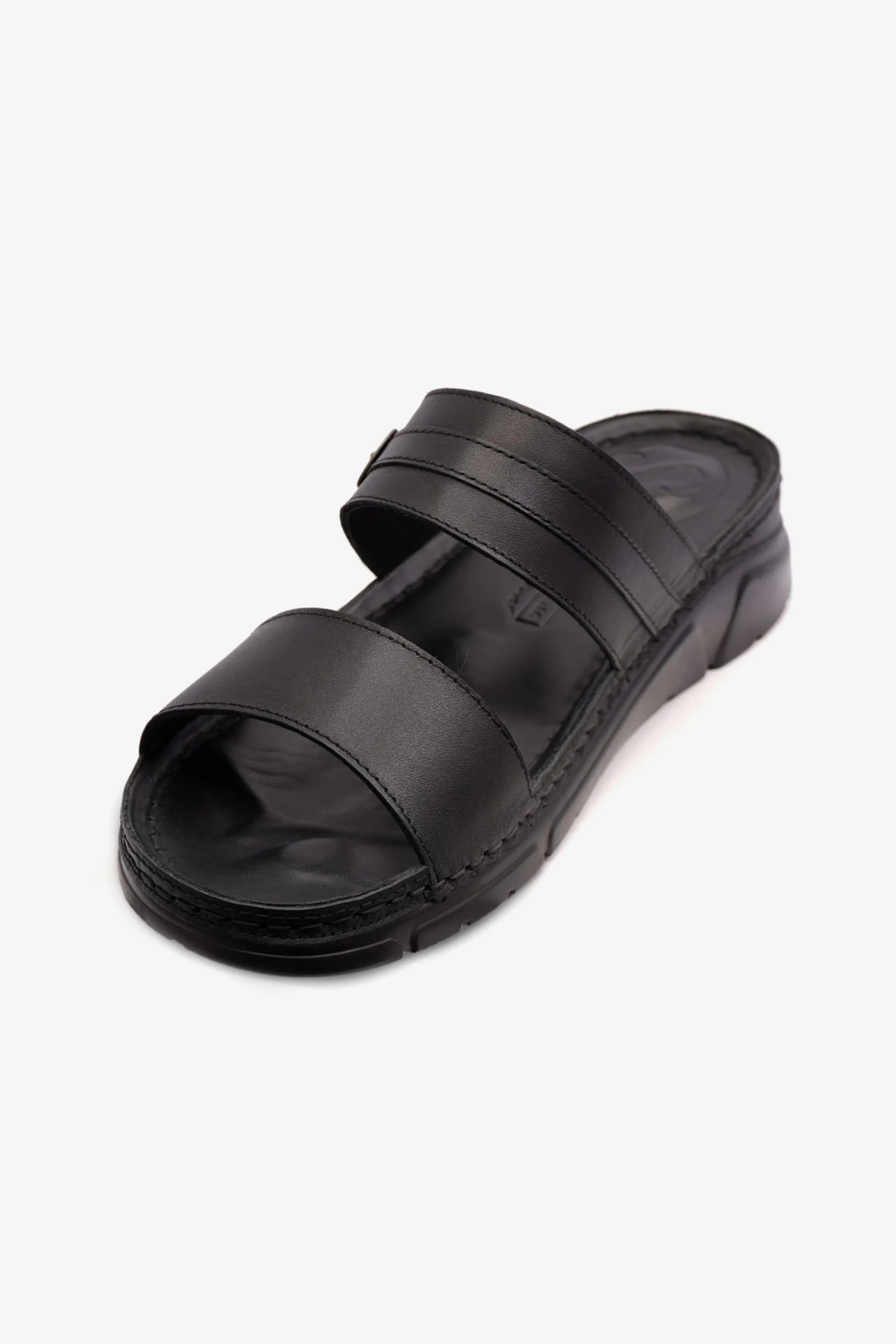 COMFORT PLUS ELEGANT TRIM LADIES SANDAL BLACK - Seventy7