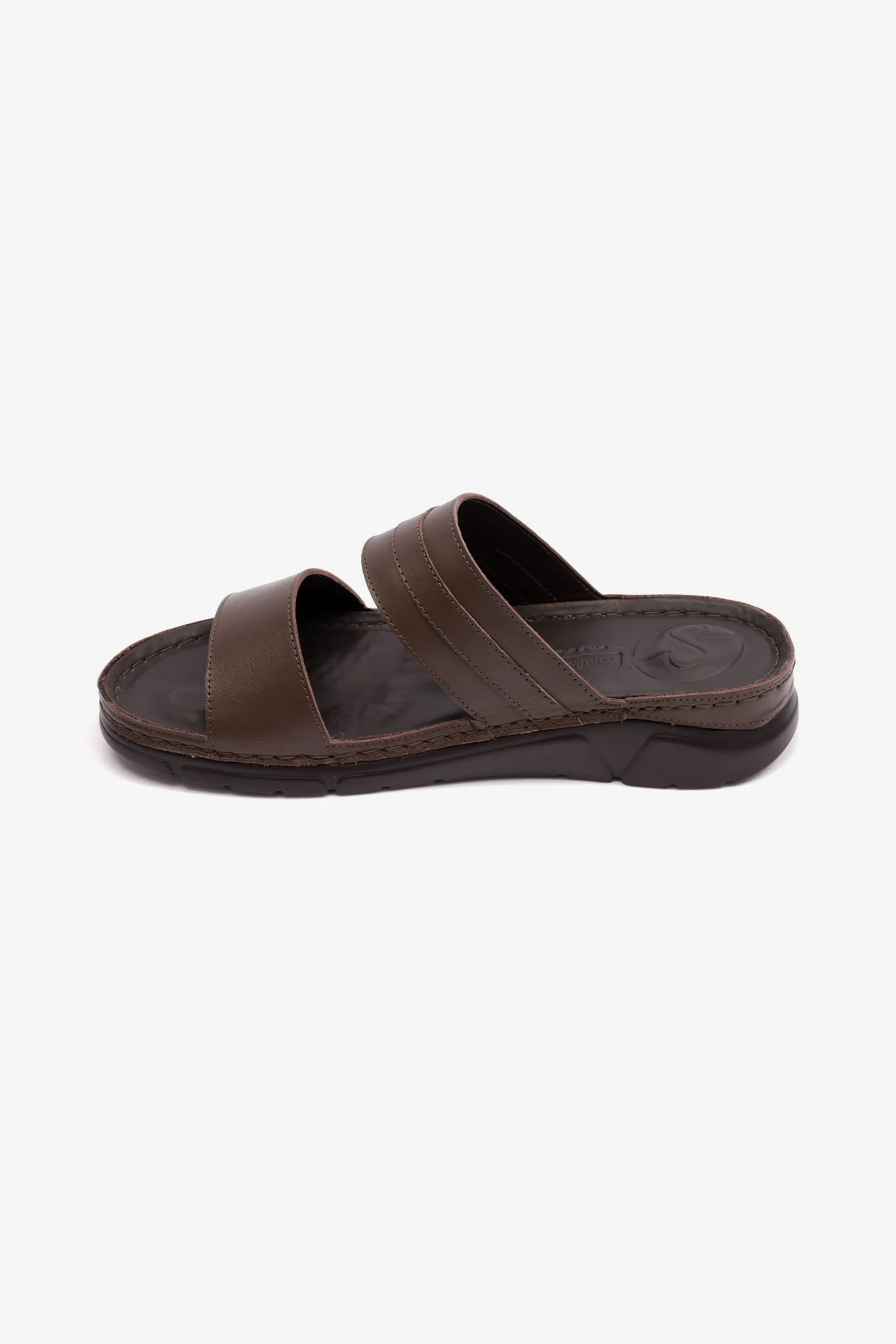 COMFORT PLUS ELEGANT TRIM LADIES SANDAL BROWN - Seventy7