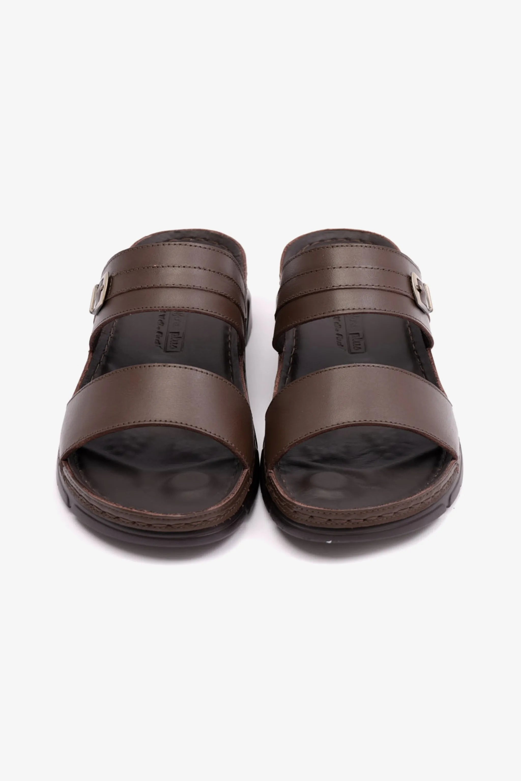 COMFORT PLUS ELEGANT TRIM LADIES SANDAL BROWN - Seventy7