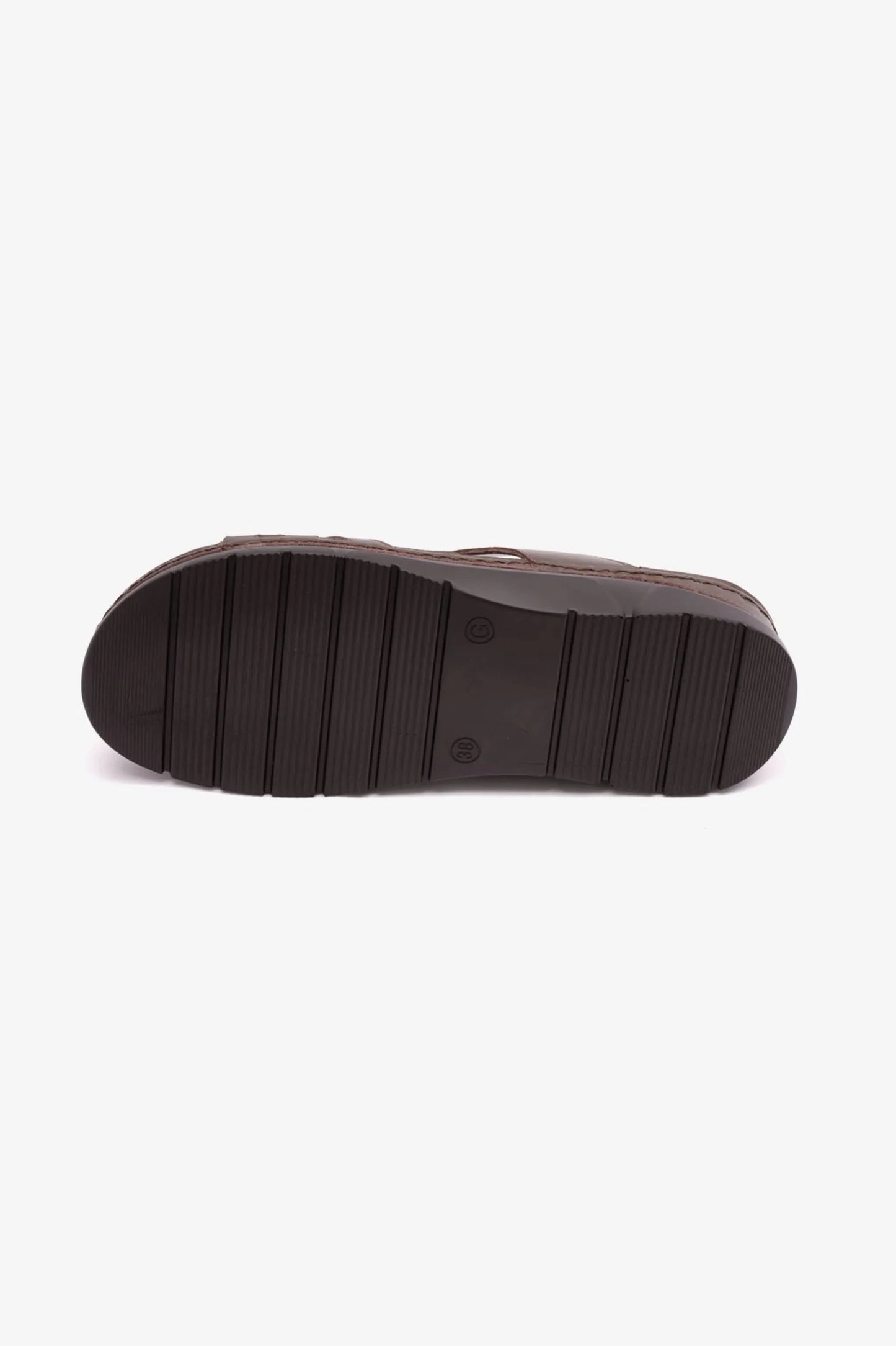 COMFORT PLUS LADIES SANDAL WITH ULTRA MASSAGE POINT BROWN - Seventy7