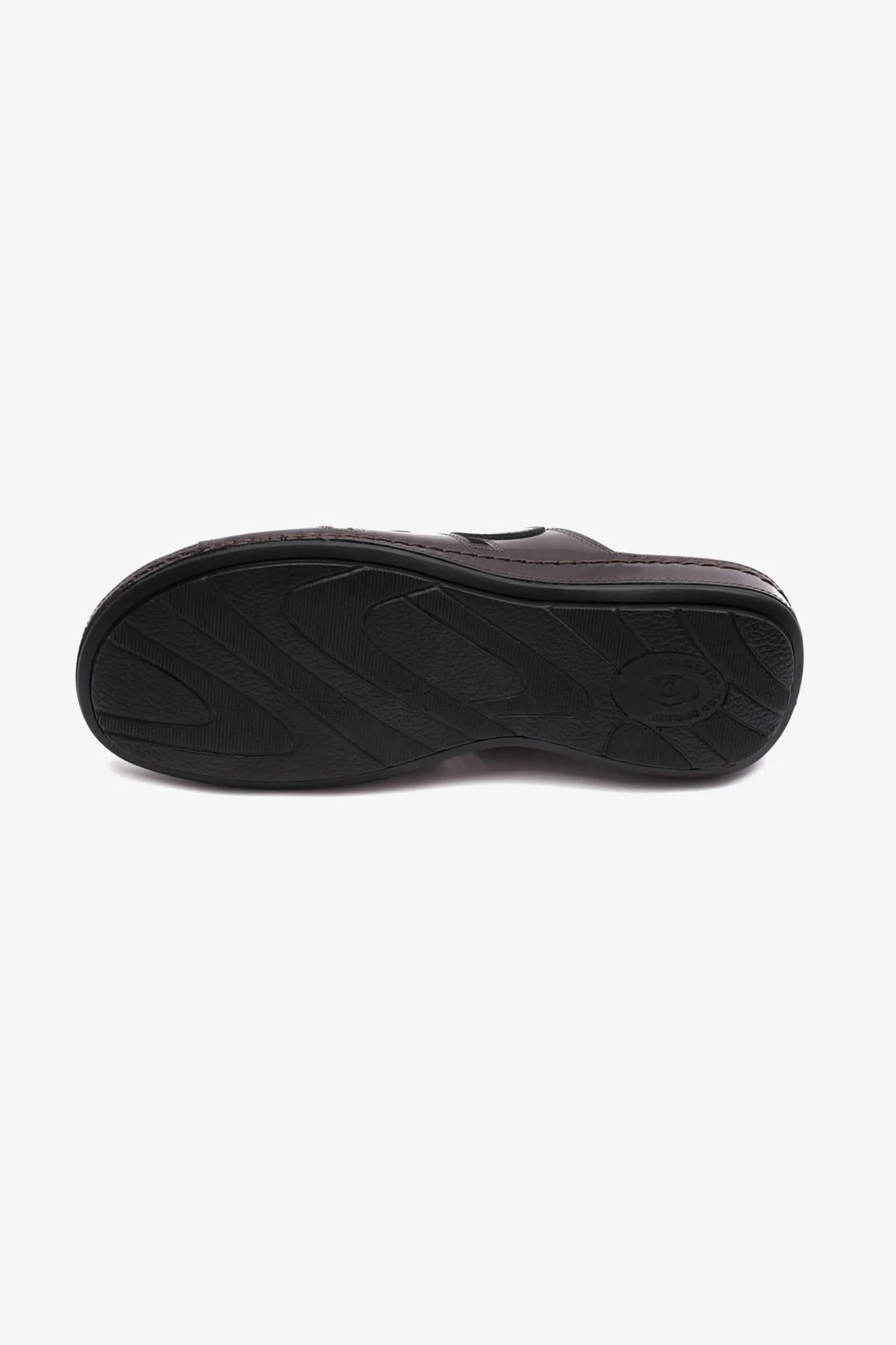 WOMENS COMFORT PLUS SOFT FOOTBED SANDALS BROWN - Seventy7