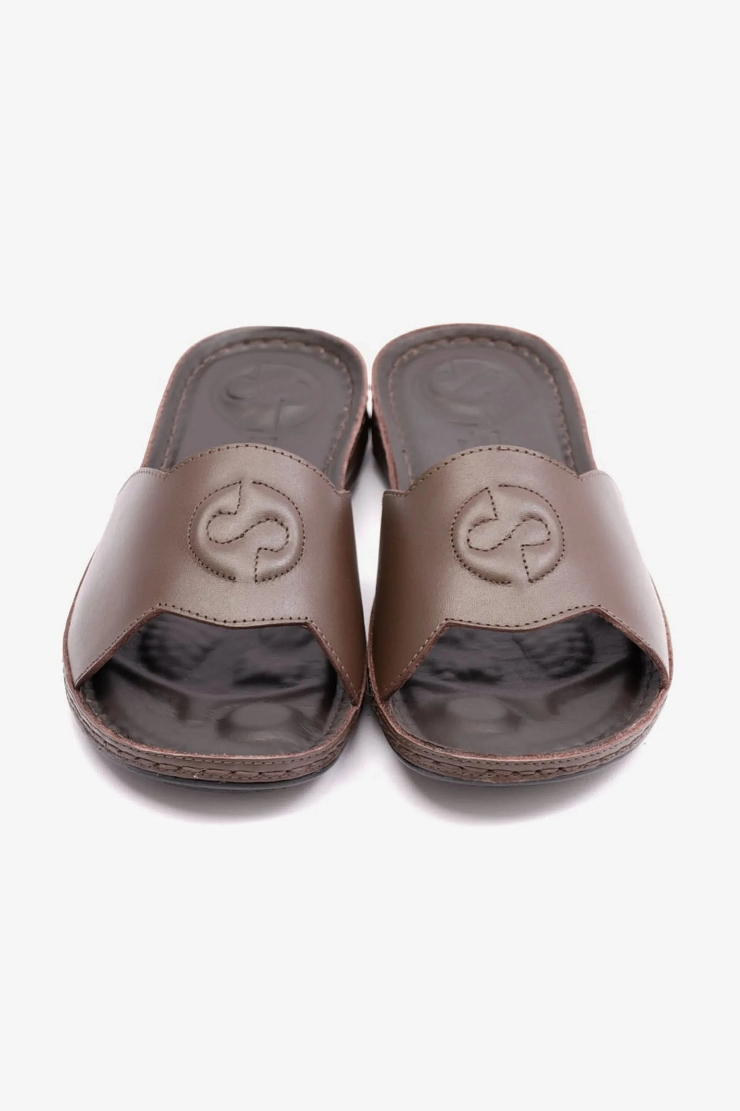 COMFORT PLUS ULTRA MASSAGE POINT SOFT NAPPA LADIES SANDAL BROWN - Seventy7