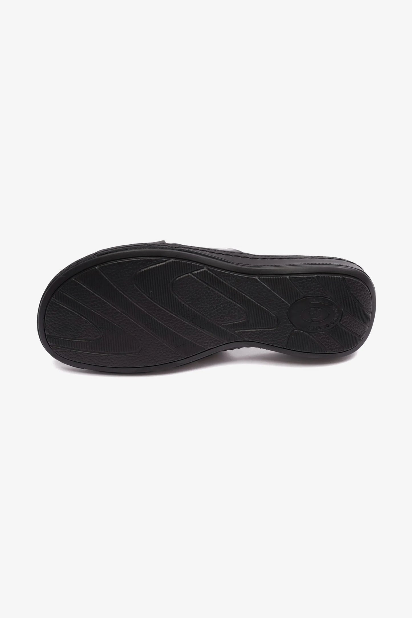 PATENT LEATHER COMFORT PLUS WOMENS SANDAL BLACK - Seventy7