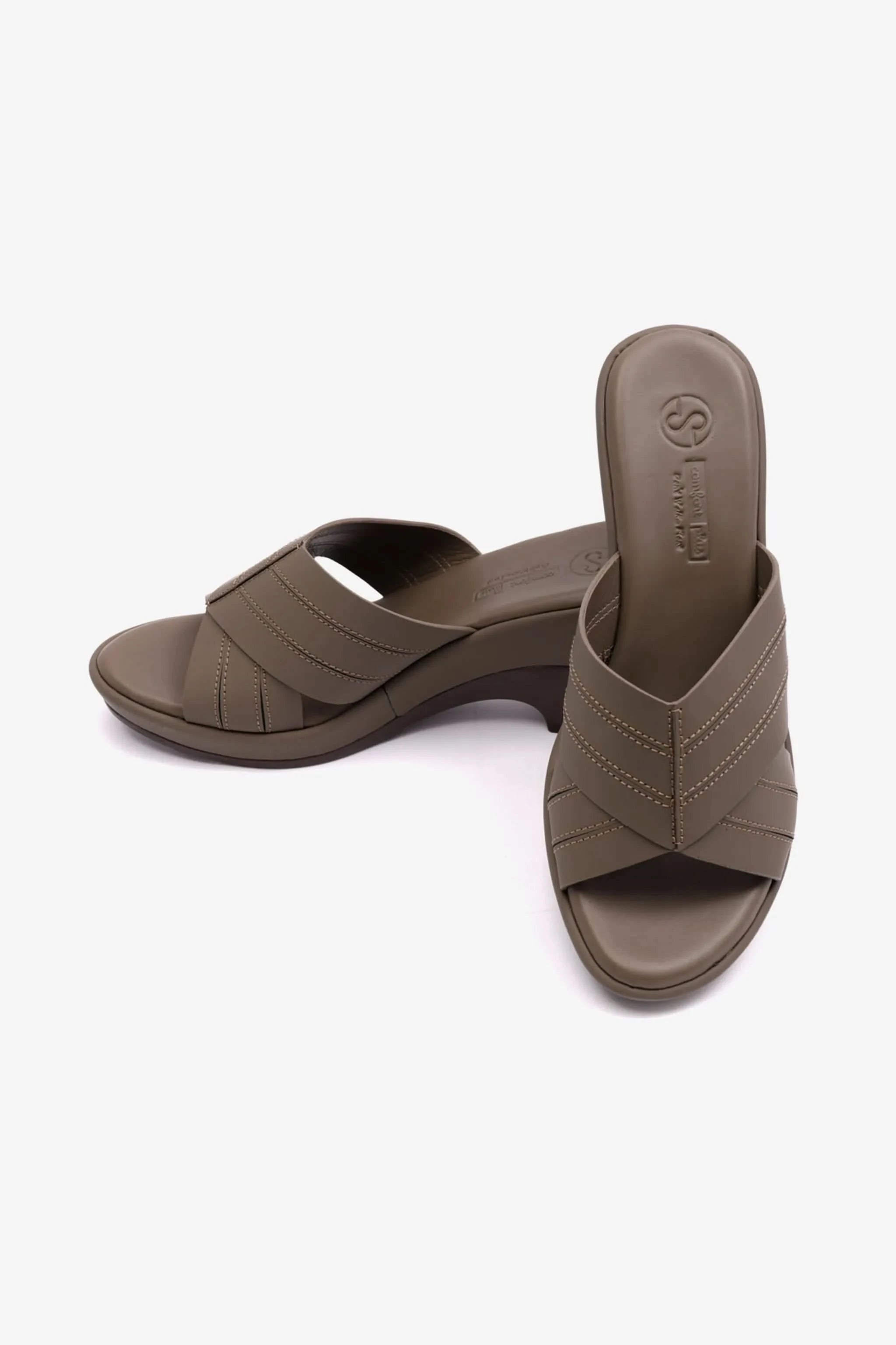 COMFORT PLUS WOMENS SANDAL WITH HIGH HEELS TRUFFLE - Seventy7