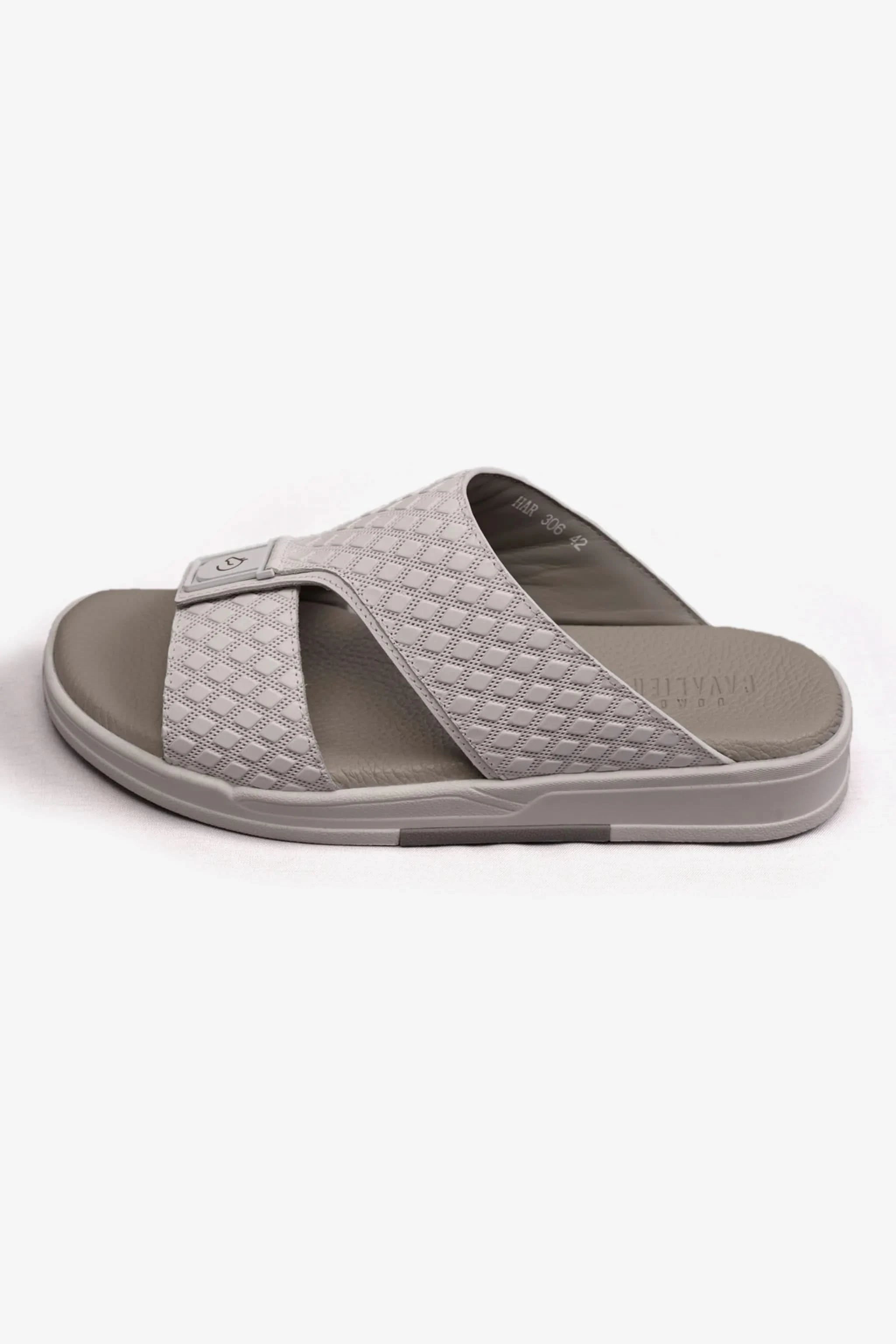 UOMO CAVALIER MENS ANTISKID GRIP SANDALS WHITE - Seventy7
