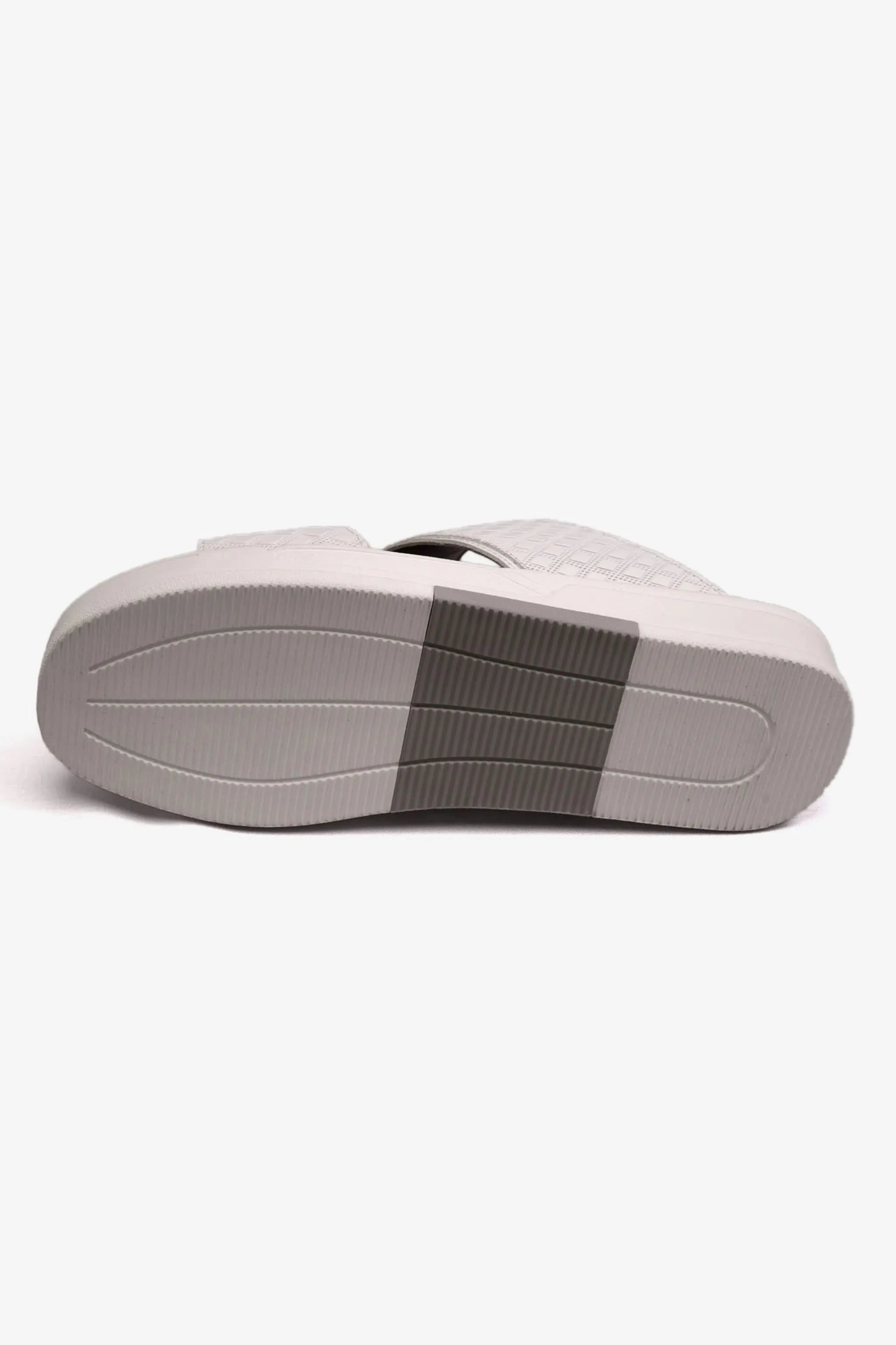 UOMO CAVALIER MENS ANTISKID GRIP SANDALS WHITE - Seventy7