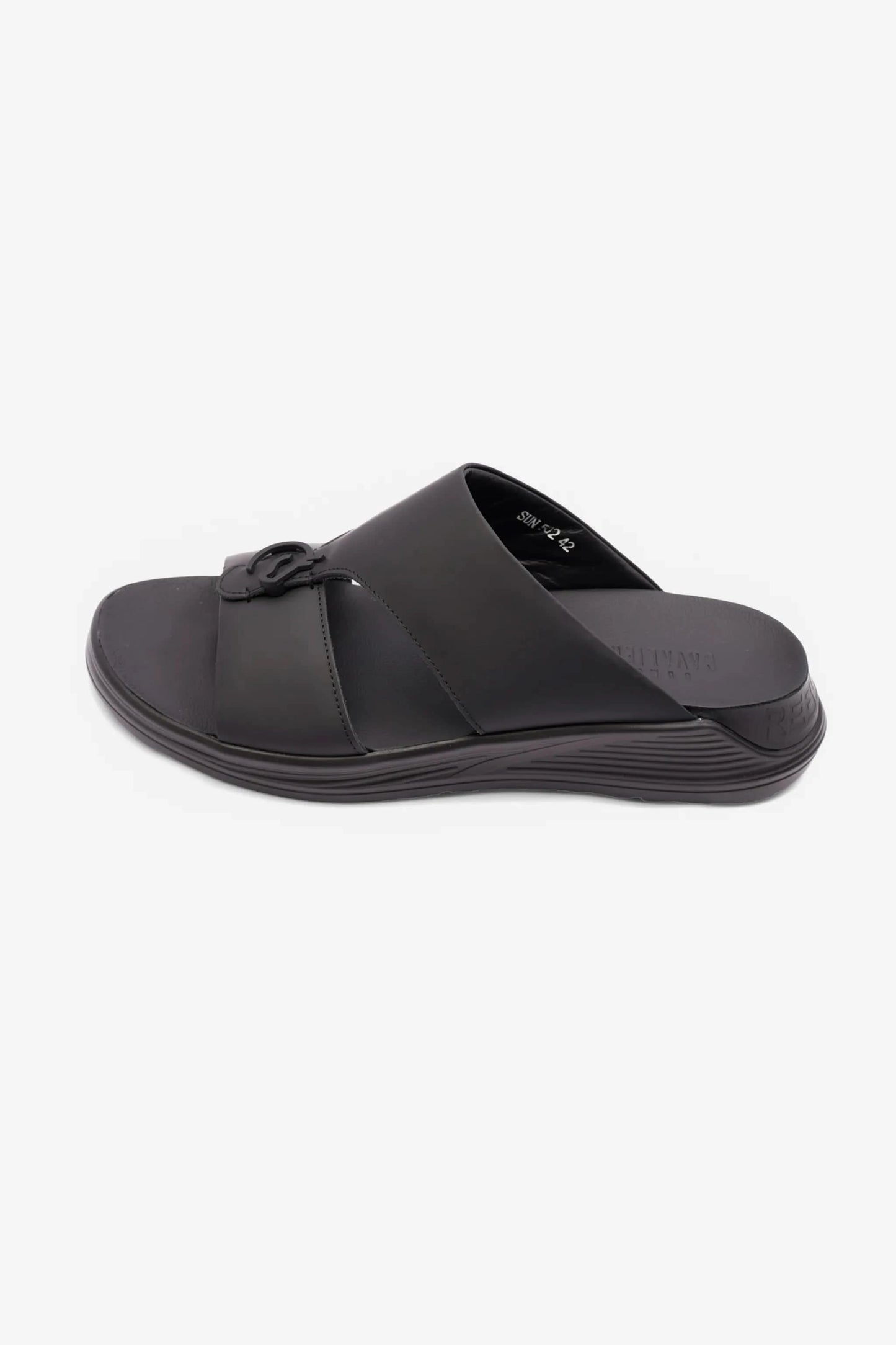 MENS ARABIC UOMO CAVALIER SANDALS SUN BLACK - Seventy7