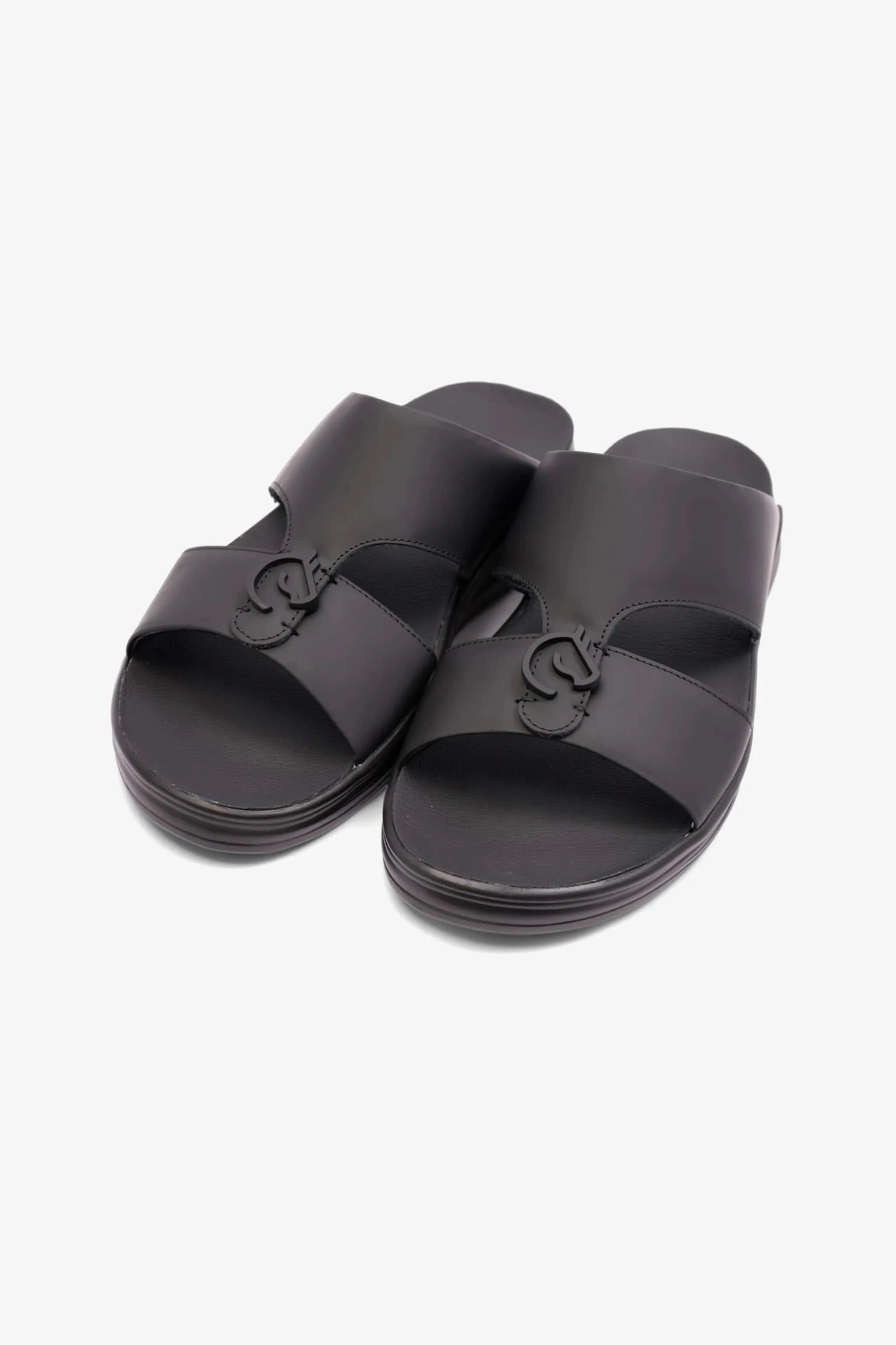 MENS ARABIC UOMO CAVALIER SANDALS SUN BLACK - Seventy7
