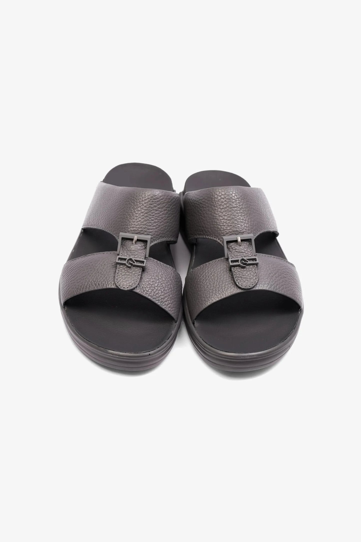 UOMO CAVAILER EMBOSSED LEATHER MENS SANDAL SUN ASFALTO - Seventy7