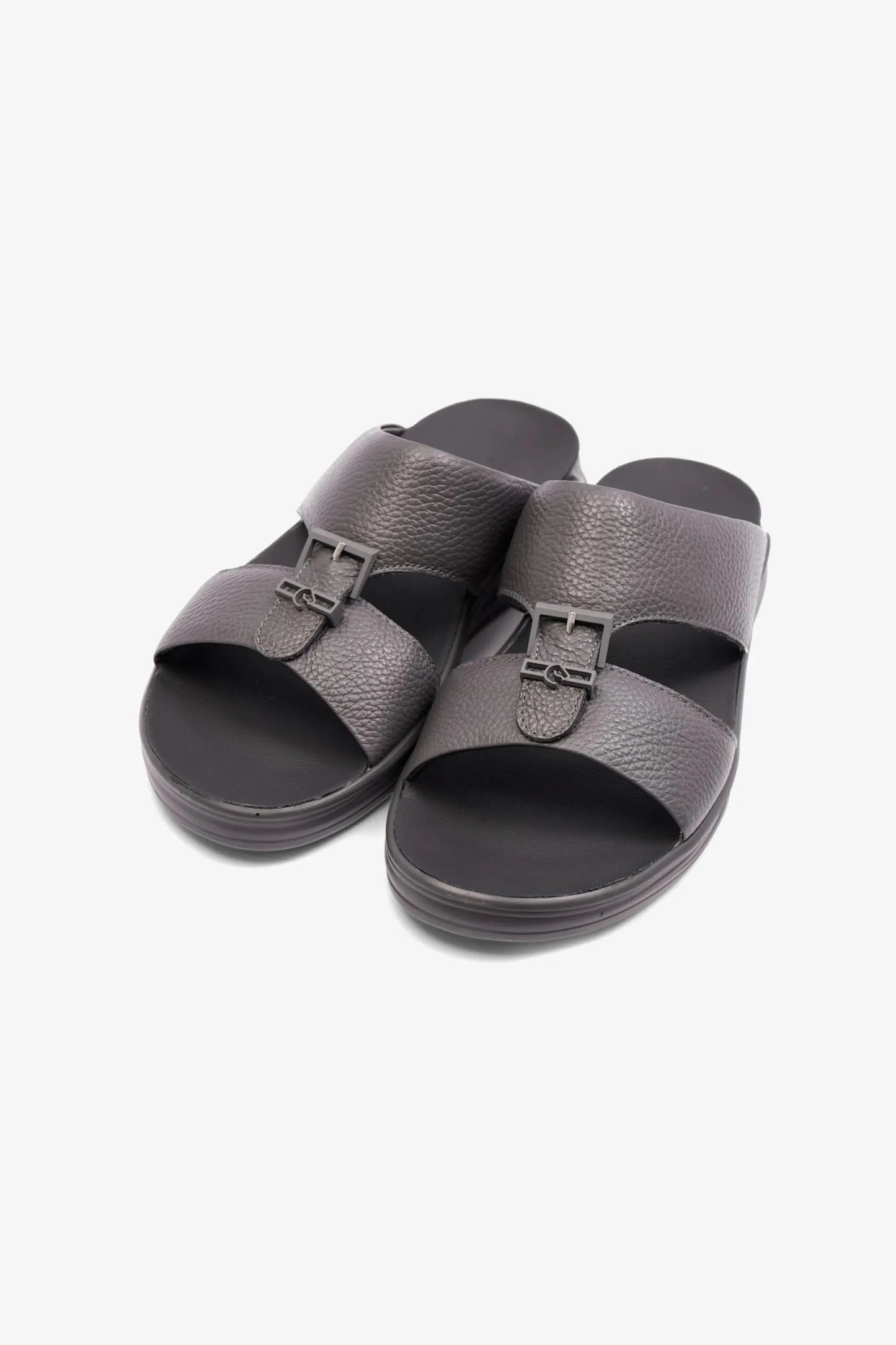 UOMO CAVAILER EMBOSSED LEATHER MENS SANDAL SUN ASFALTO - Seventy7