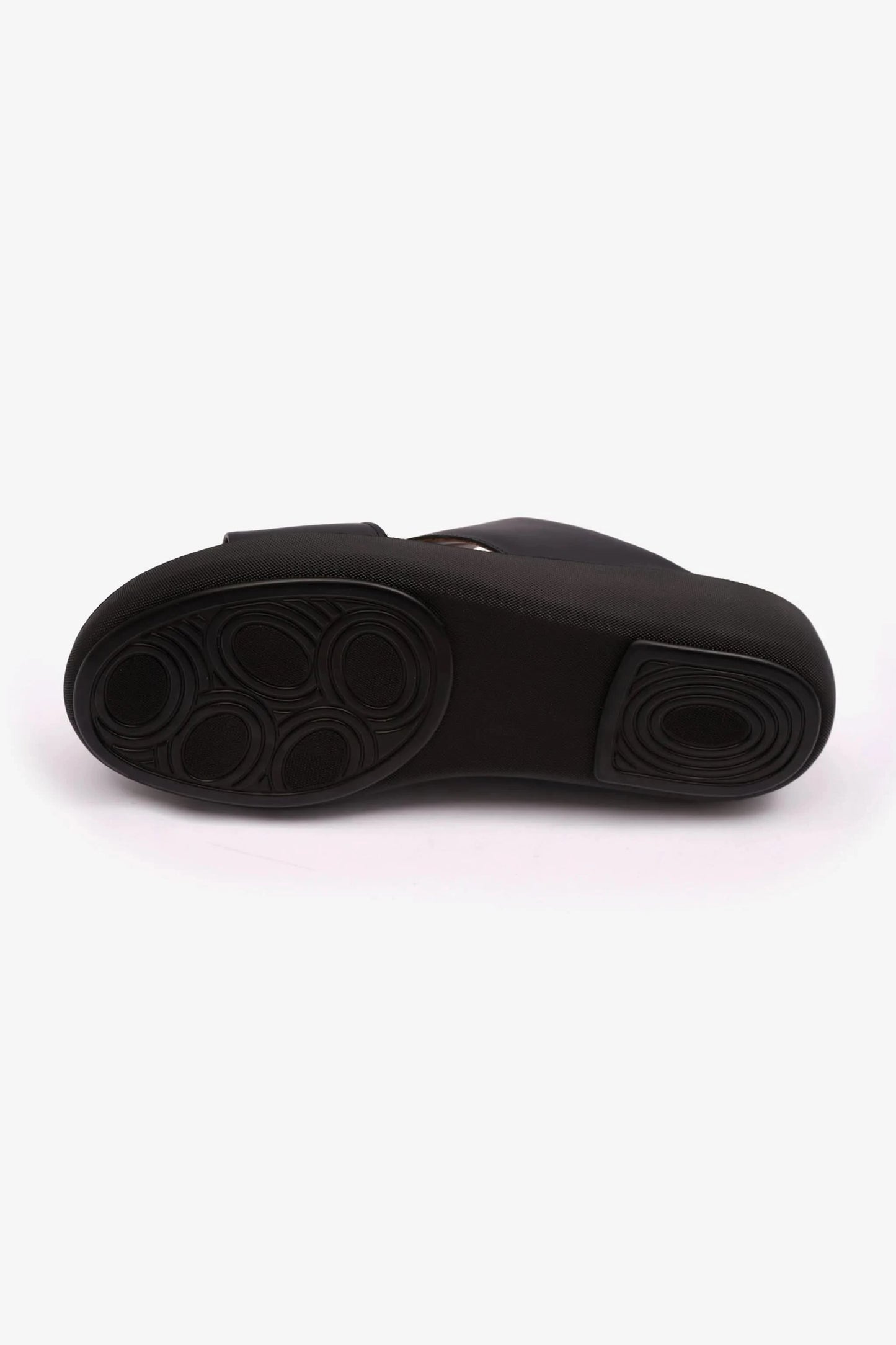 CAVALIER MENS ARABIC SOFT NAPPA SANDALS BLACK - Seventy7