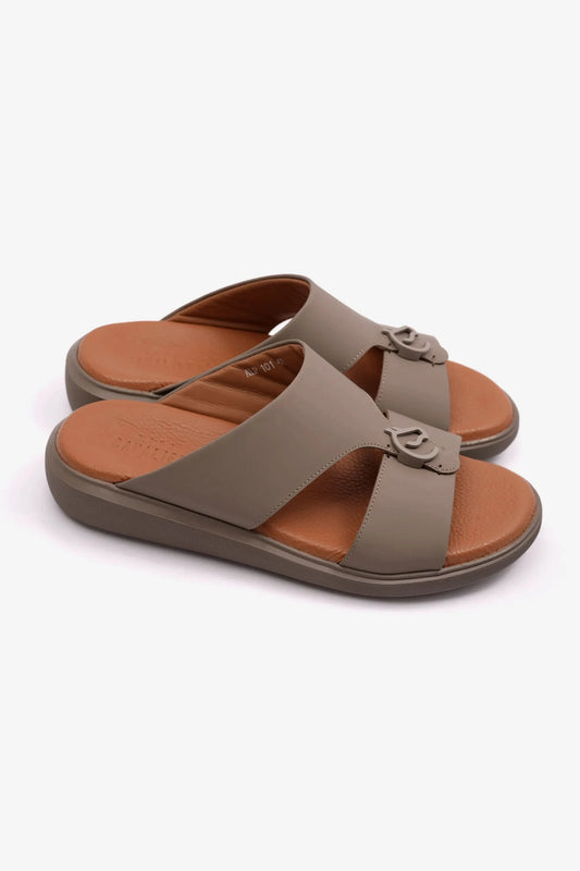 SOFT FOOTBED MENS ARABIC UOMO CAVALIER SANDALS SAND - Seventy7