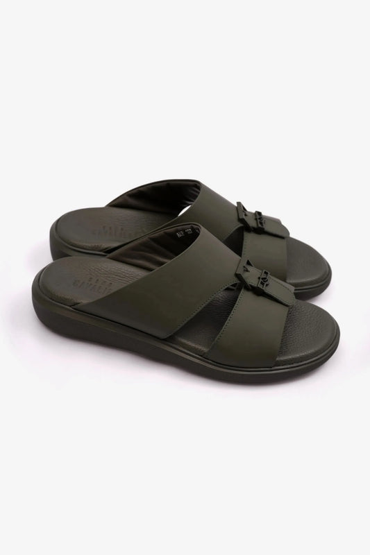 CLASSIC OUTSOLE UOMO CAVALIER MENS SANDALS OLIVE - Seventy7