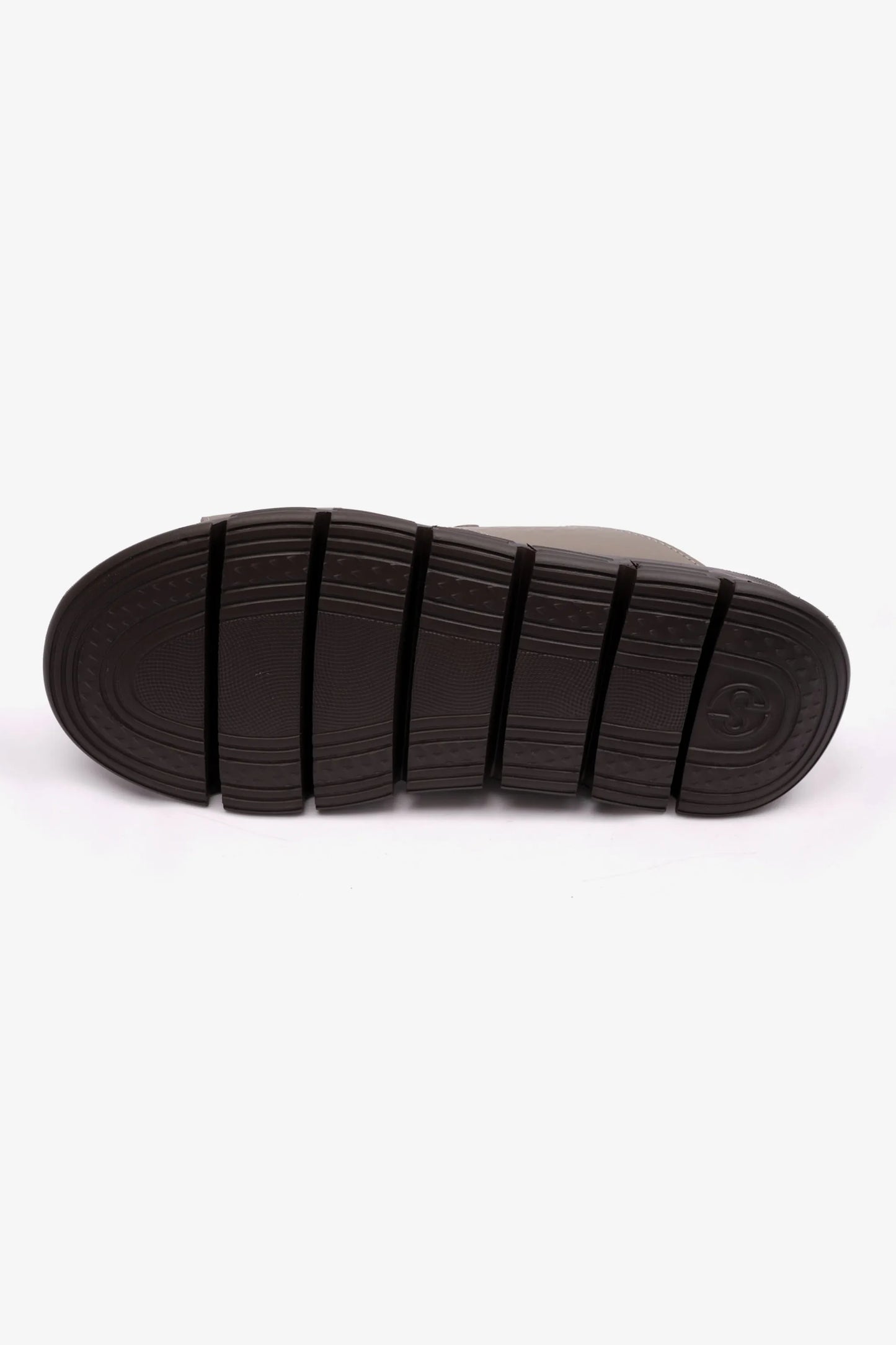 EMBOSSED ARABIC LEATHER MENS SANDAL COMFORT PLUS STONE - Seventy7