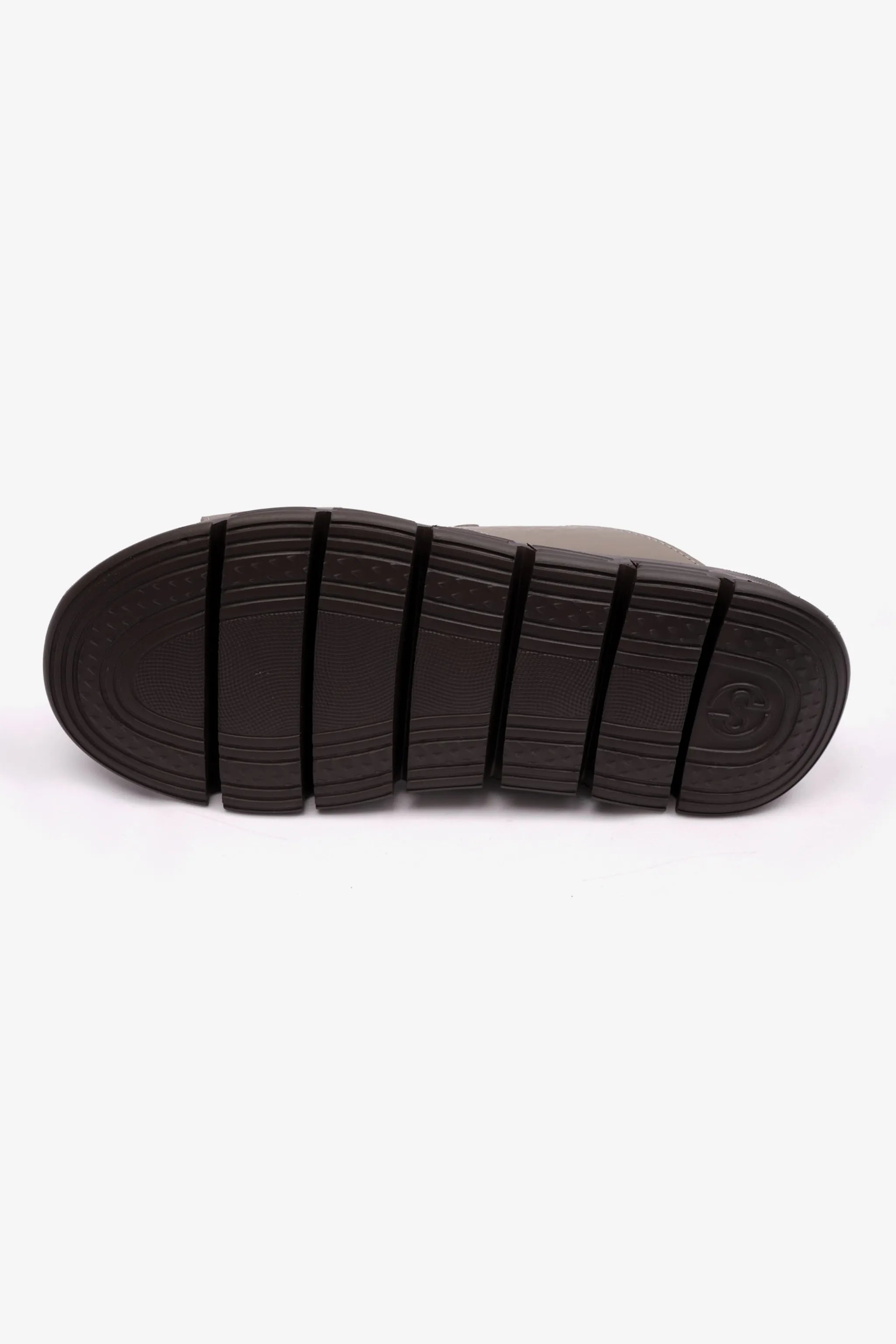 EMBOSSED ARABIC LEATHER MENS SANDAL COMFORT PLUS STONE - Seventy7