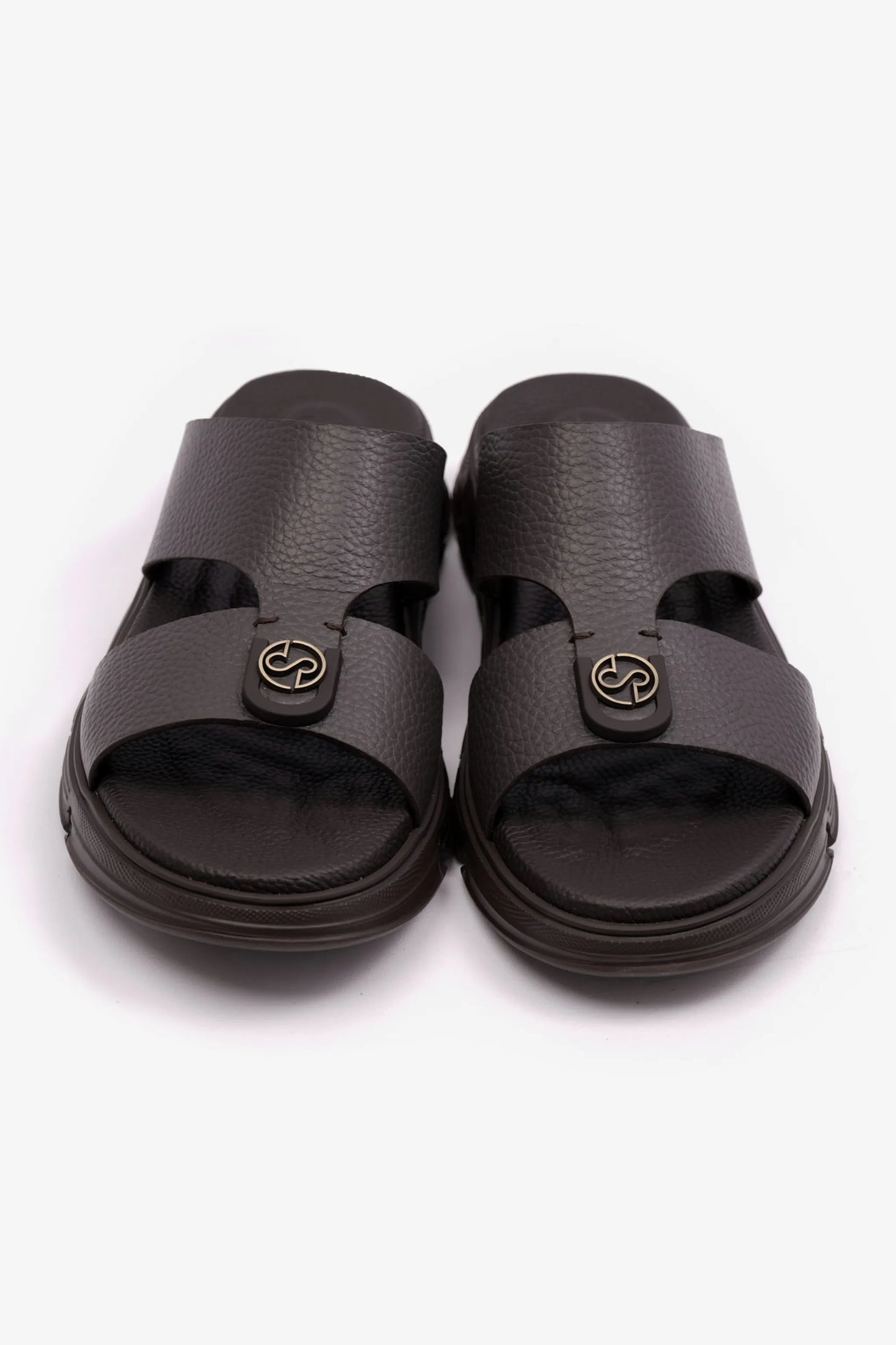 COMFORT PLUS MENS ARABIC SOFT MILLED SANDAL BROWN - Seventy7