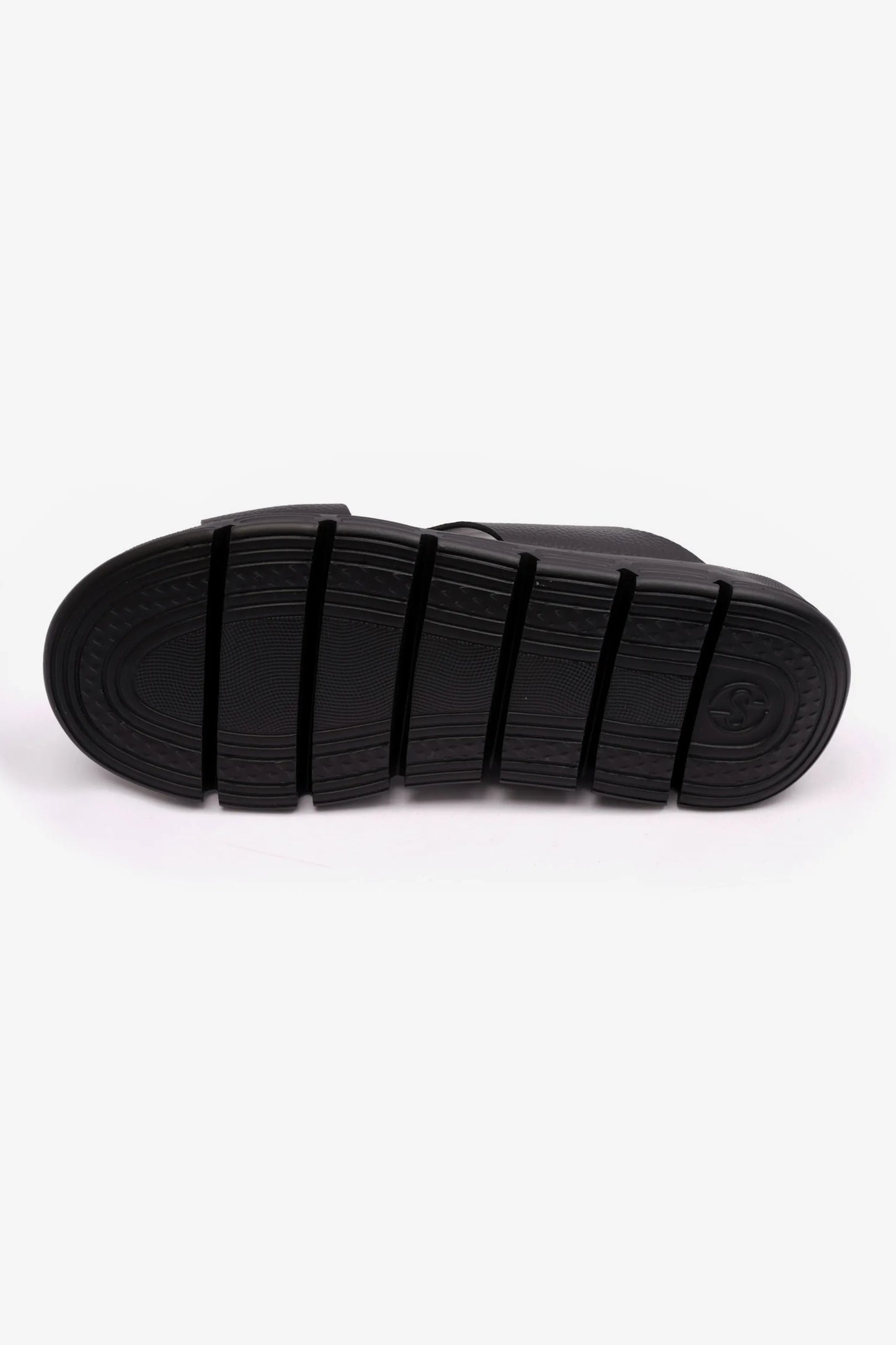 COMFORT PLUS MENS ARABIC SOFT MILLED SANDAL BLACK - Seventy7