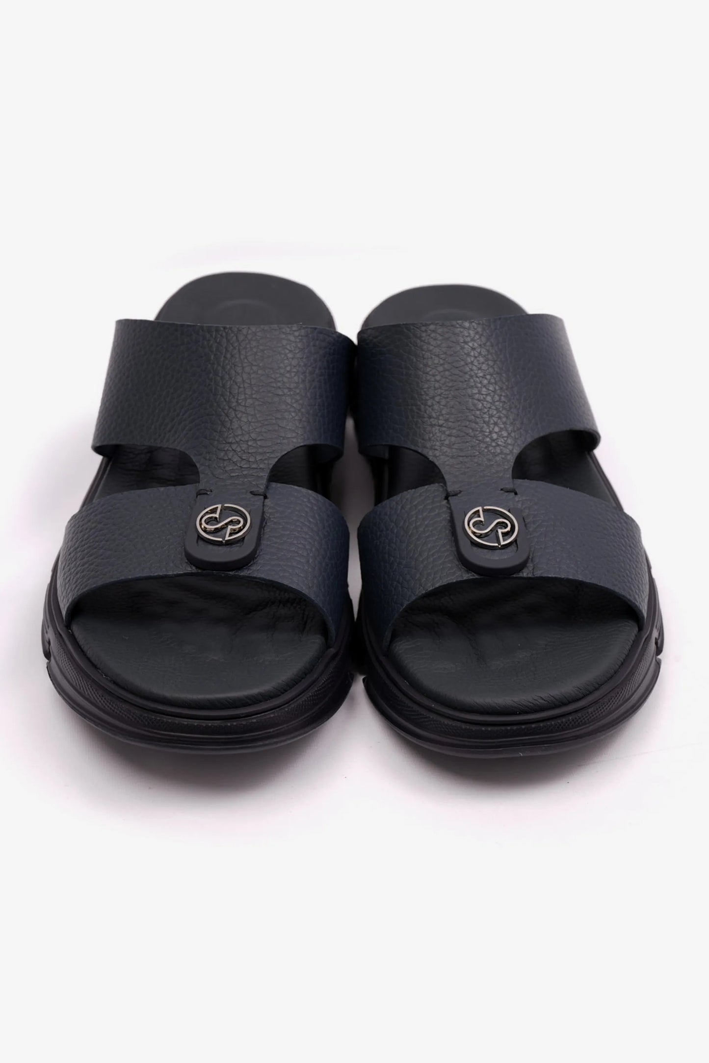 COMFORT PLUS MENS ARABIC SOFT MILLED SANDAL NAVY - Seventy7