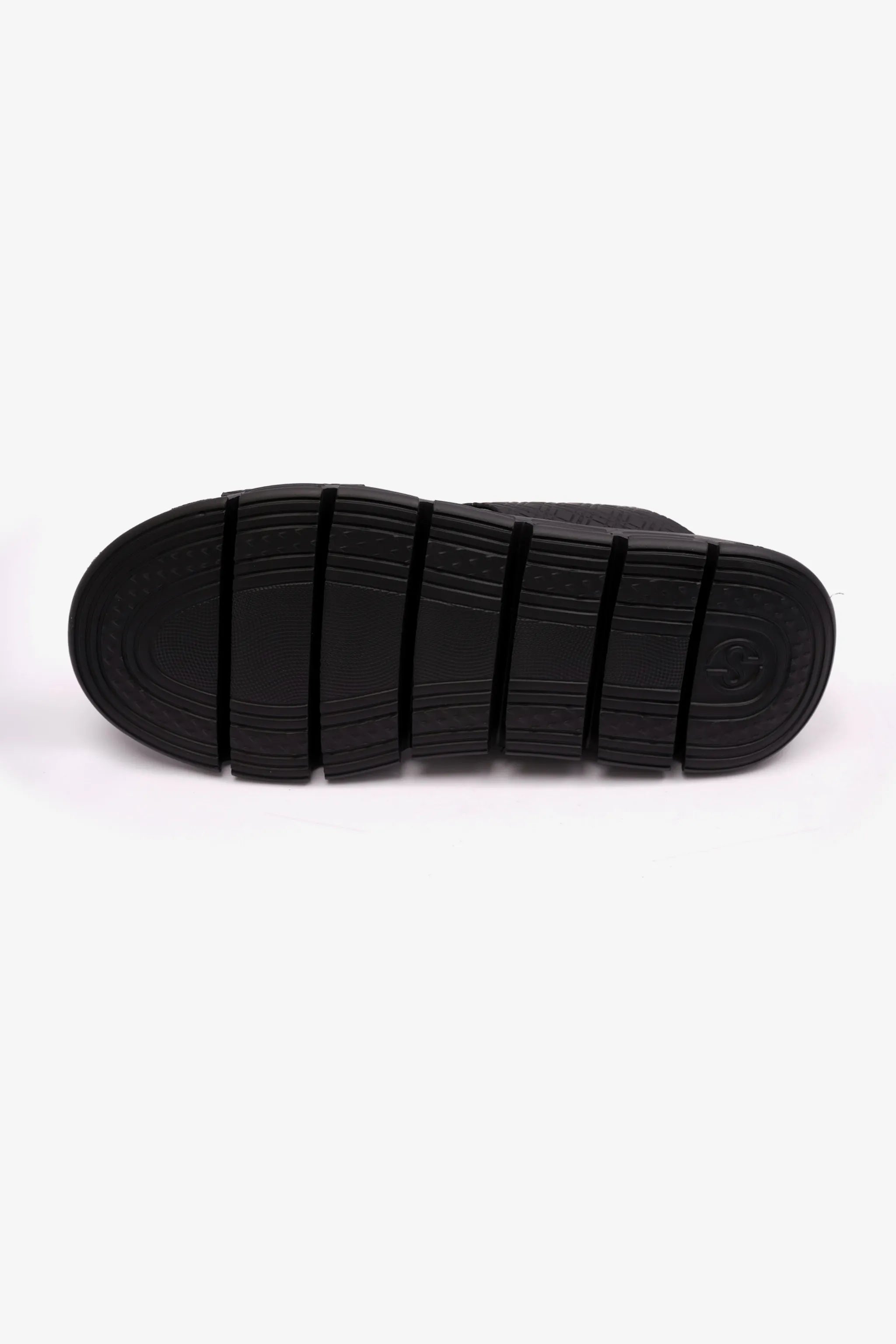 COMFORT PLUS MENS ARABIC ITALIAN OUTSOLE SANDAL BLACK - Seventy7