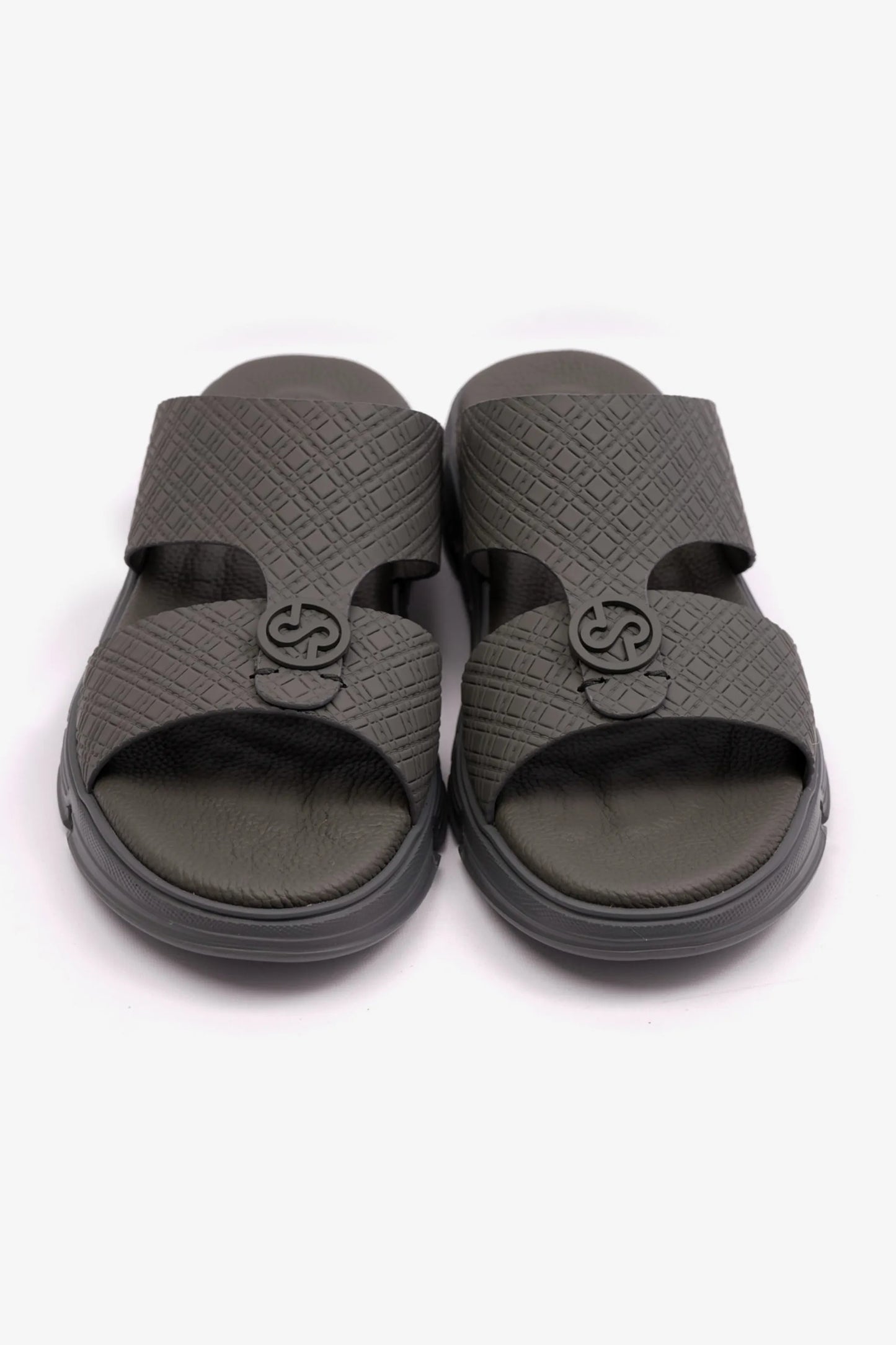COMFORT PLUS MENS ARABIC ITALIAN OUTSOLE SANDAL GREY - Seventy7