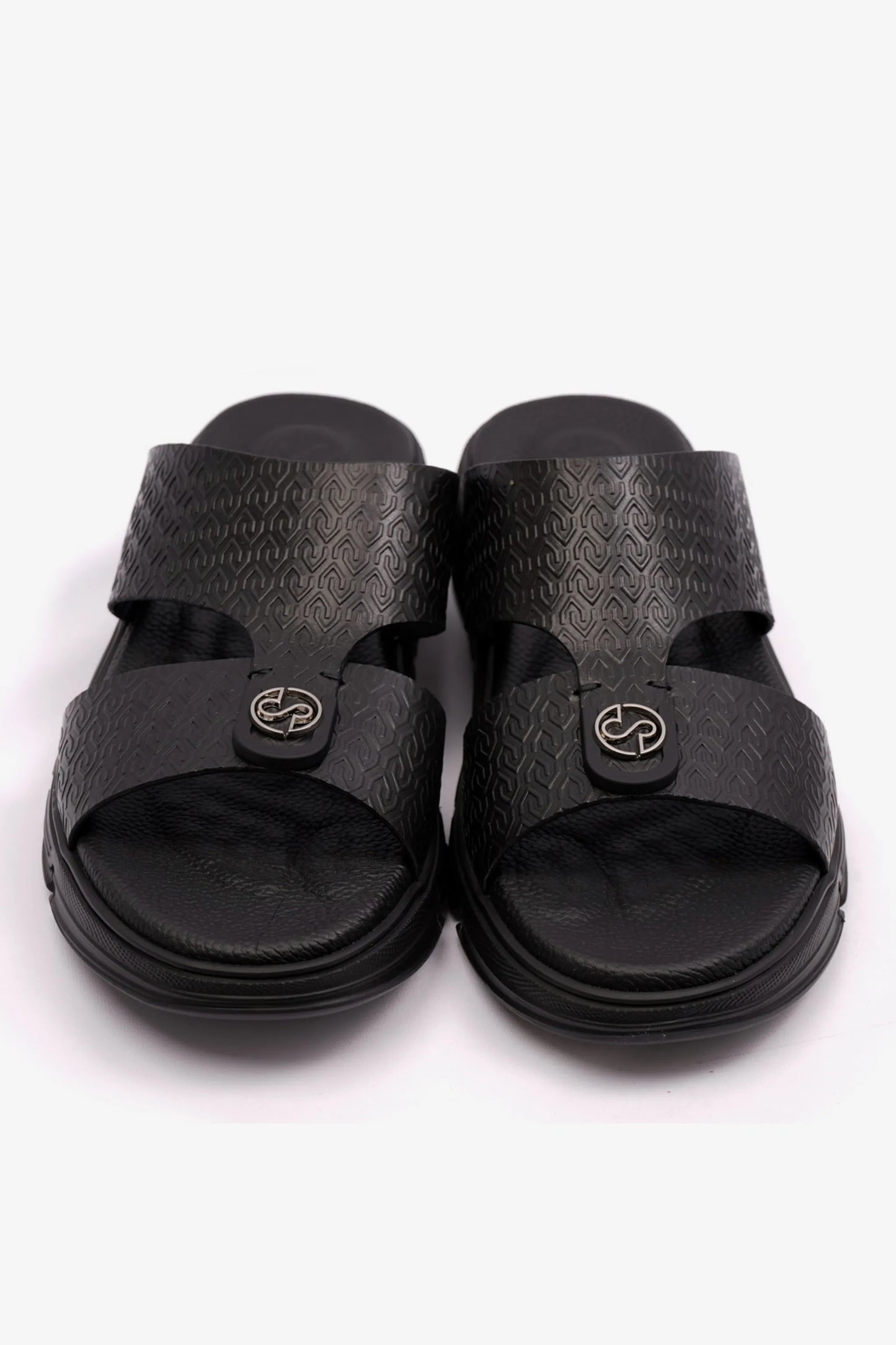 ITALIAN OUTSOLE MENS ARABIC COMFORT PLUS SANDALS BLACK - Seventy7