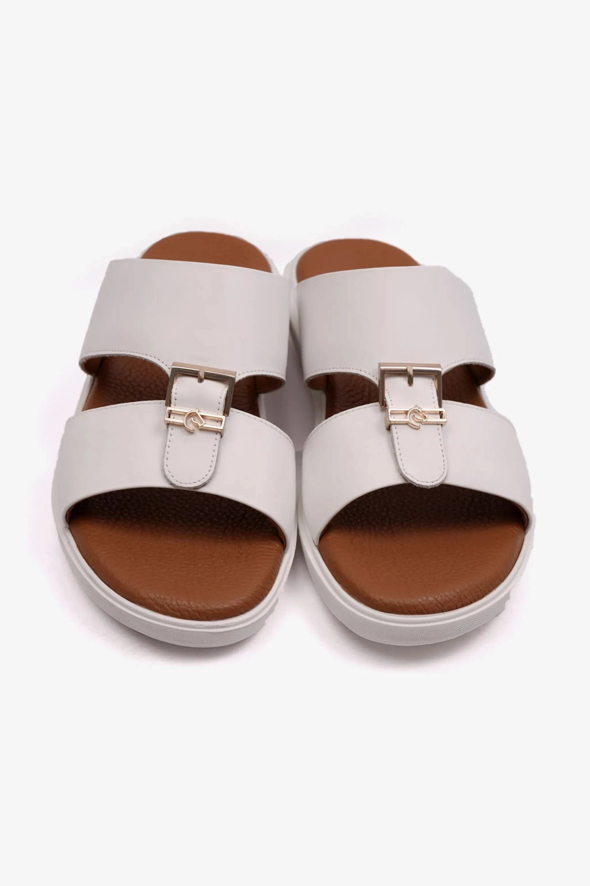 CLASSIC OUTSOLE UOMO CAVALIER MENS SANDALS WHITE - Seventy7