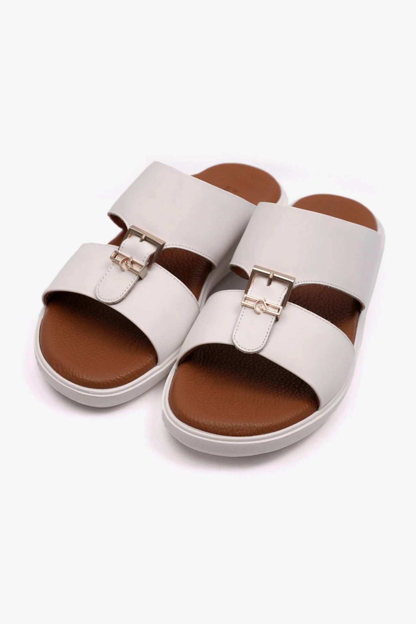 CLASSIC OUTSOLE UOMO CAVALIER MENS SANDALS WHITE - Seventy7