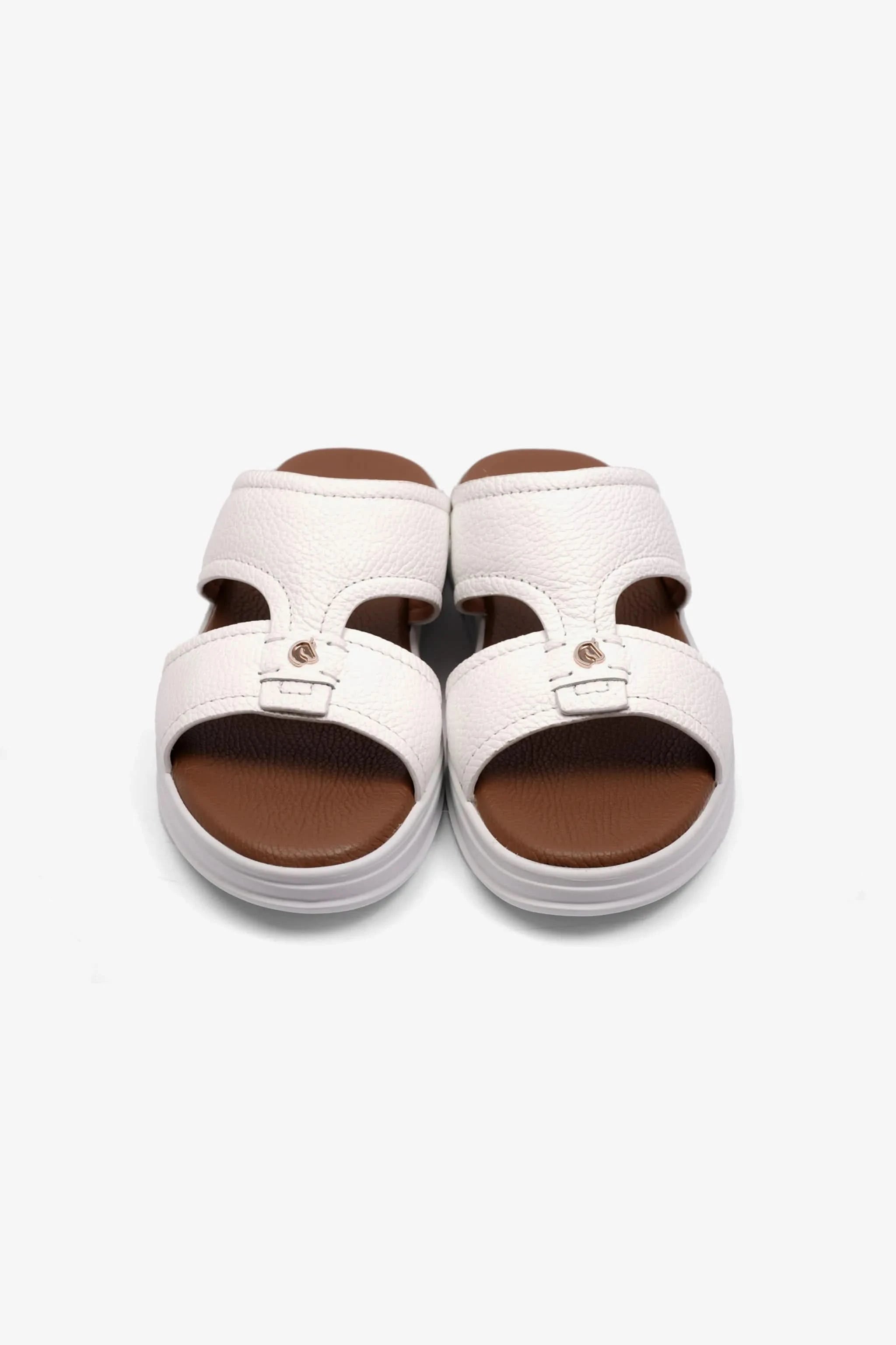 MENS ARABIC UOMO CAVALIER SANDALS LEO WHITE - Seventy7