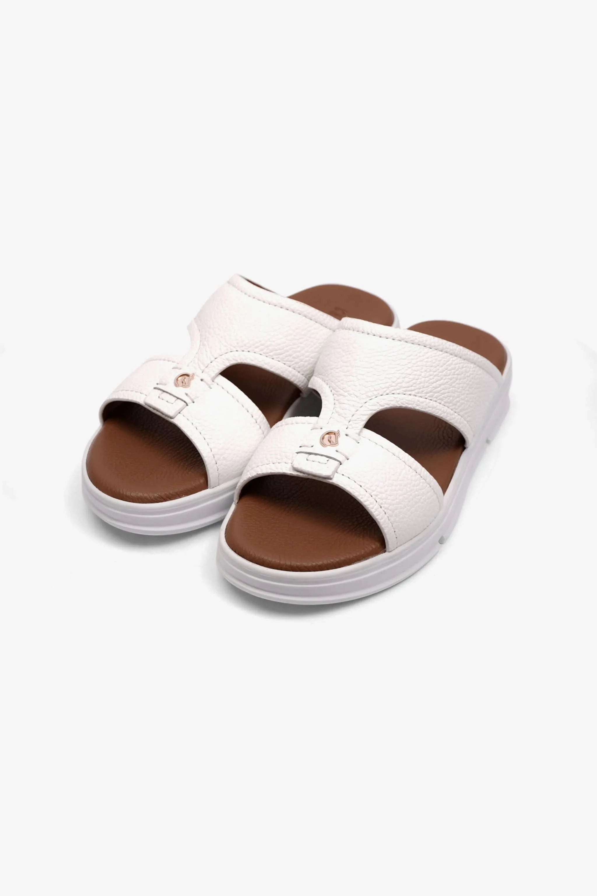 MENS ARABIC UOMO CAVALIER SANDALS LEO WHITE - Seventy7