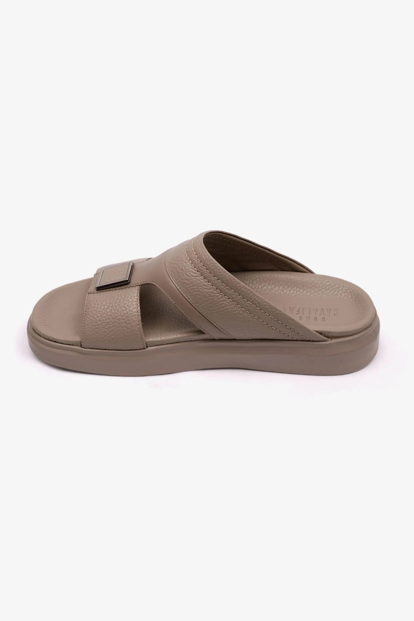 UOMO CAVALIER WIDE FITTING LEATHER SANDALS SAND - Seventy7