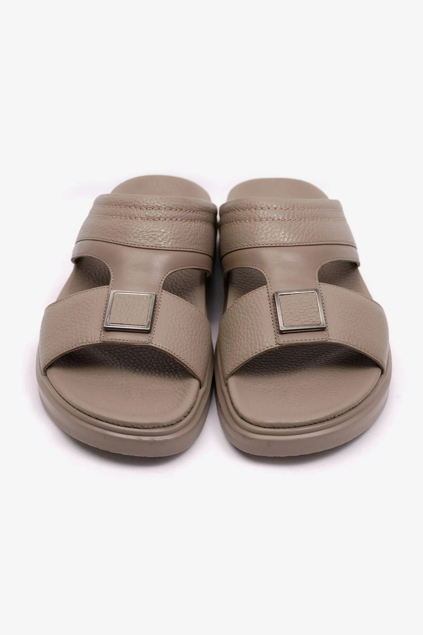 UOMO CAVALIER WIDE FITTING LEATHER SANDALS SAND - Seventy7