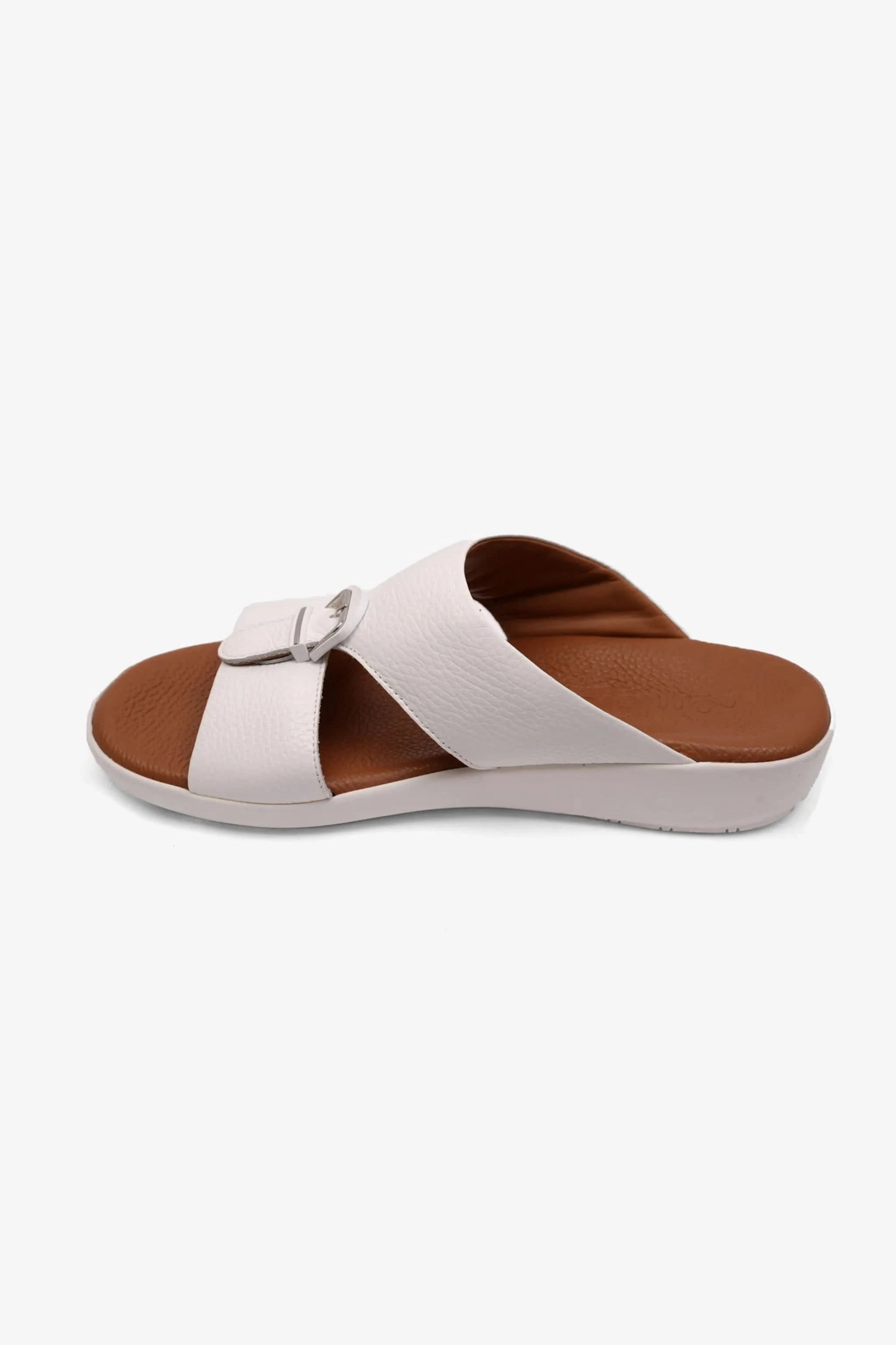 FLEXIBLE MENS OUTSOLE COMFORT PLUS SANDALS WHITE - Seventy7