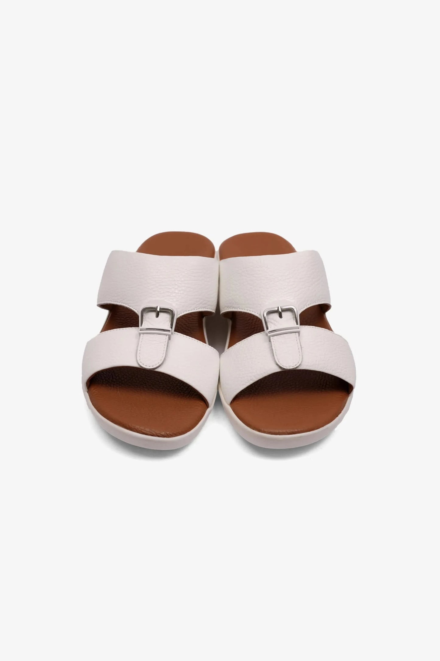 FLEXIBLE MENS OUTSOLE COMFORT PLUS SANDALS WHITE - Seventy7