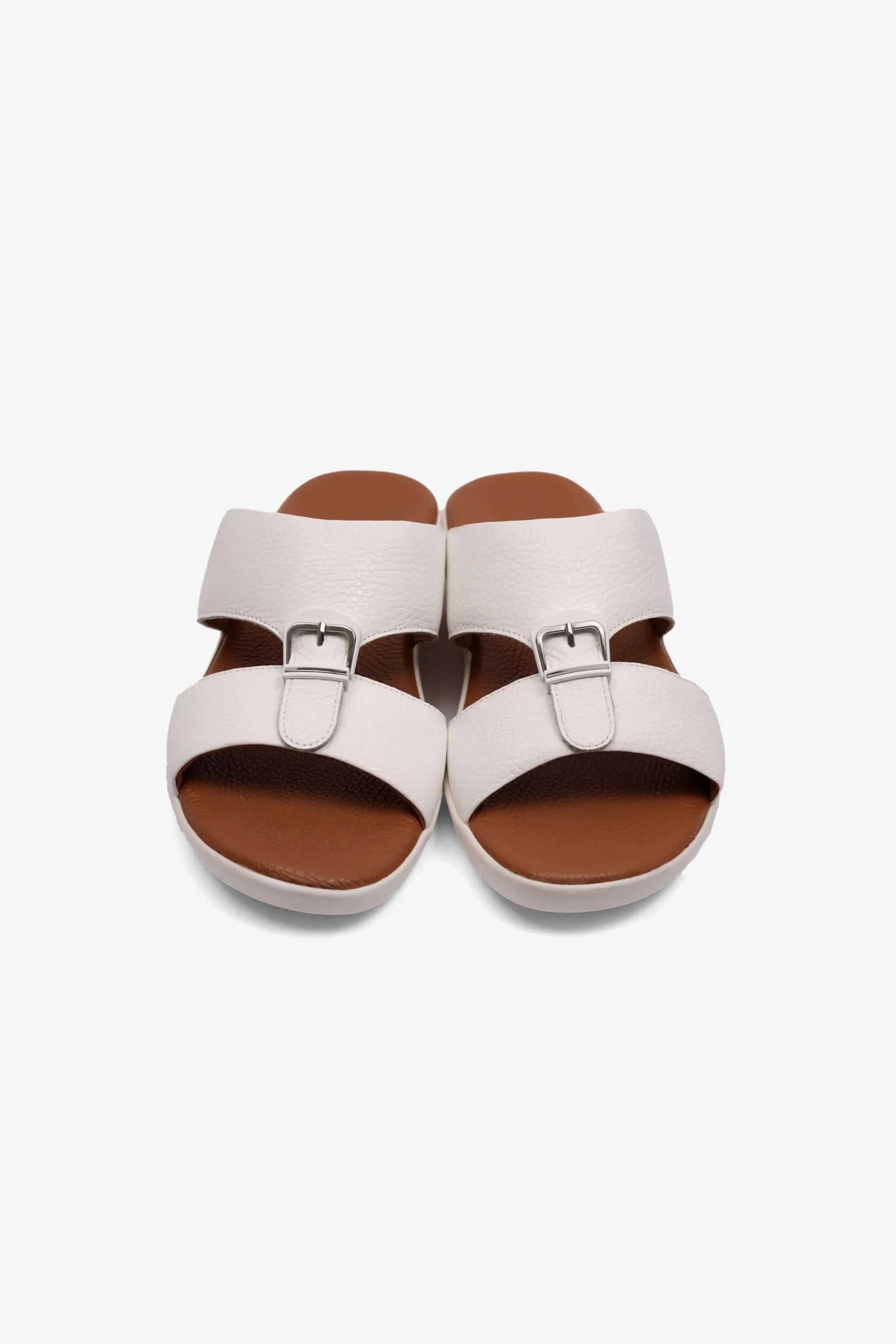 FLEXIBLE MENS OUTSOLE COMFORT PLUS SANDALS WHITE - Seventy7