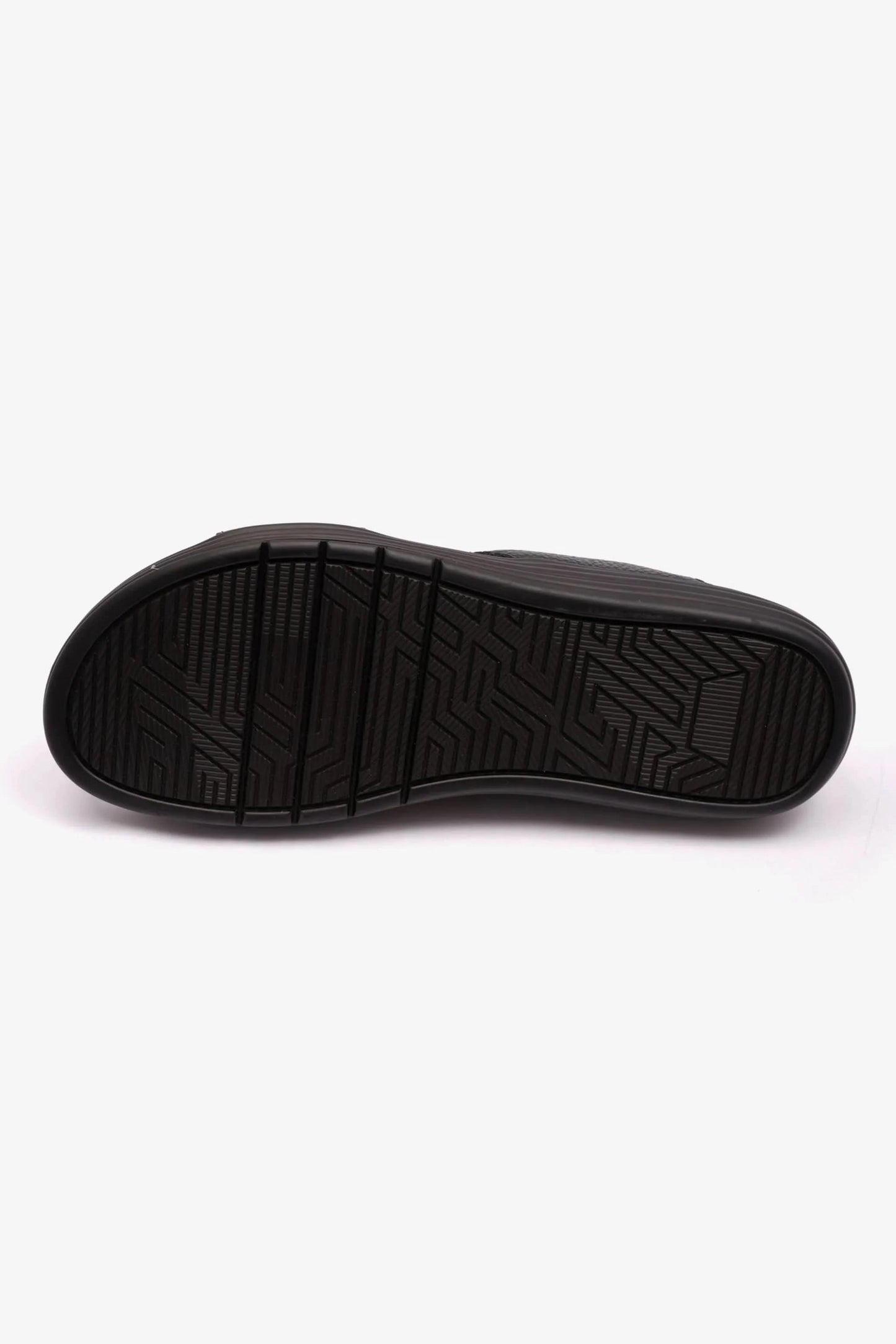 SOFT MILLED MENS ARABIC COMFORT PLUS SANDALS BLACK - Seventy7