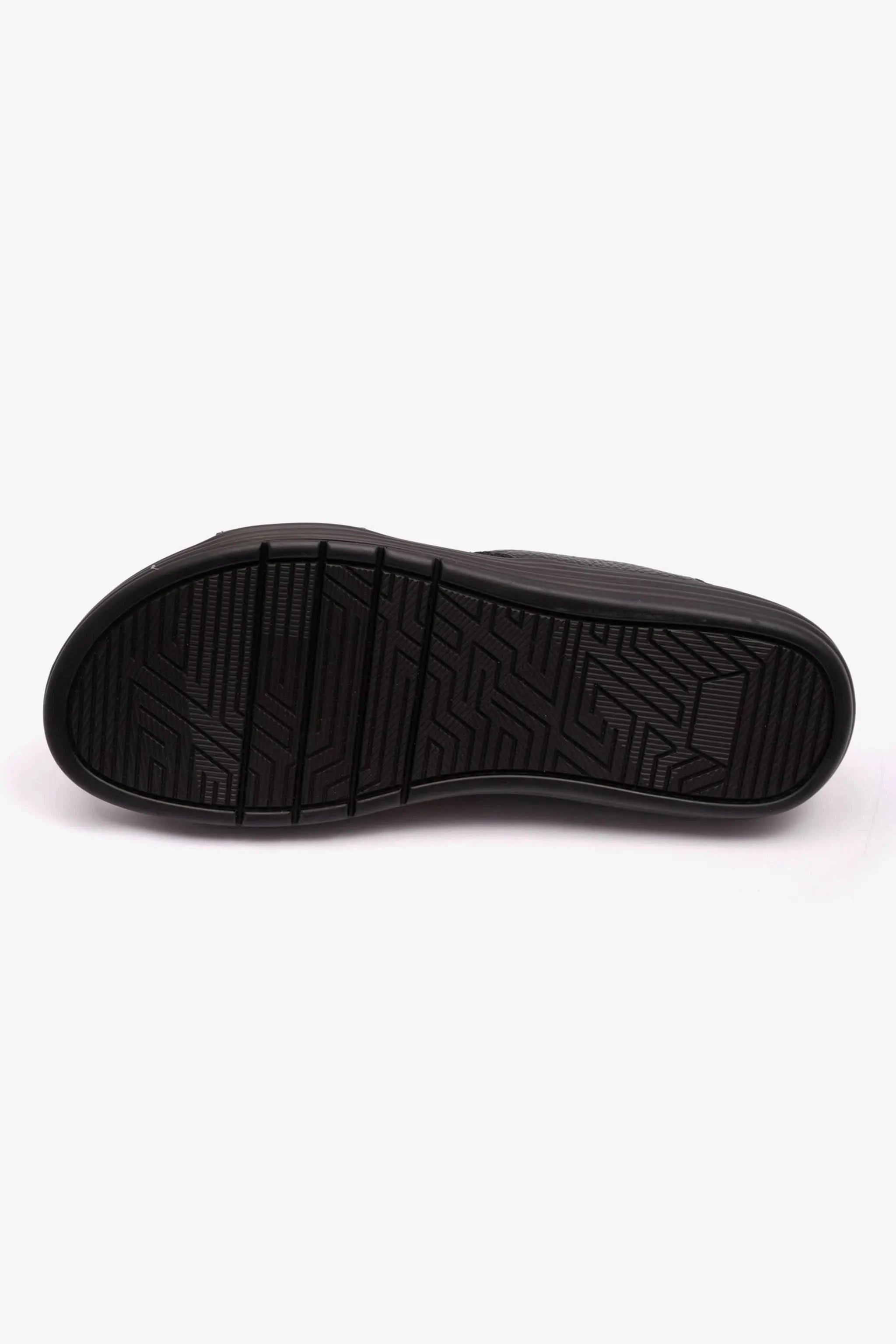 SOFT MILLED MENS ARABIC COMFORT PLUS SANDALS BLACK - Seventy7