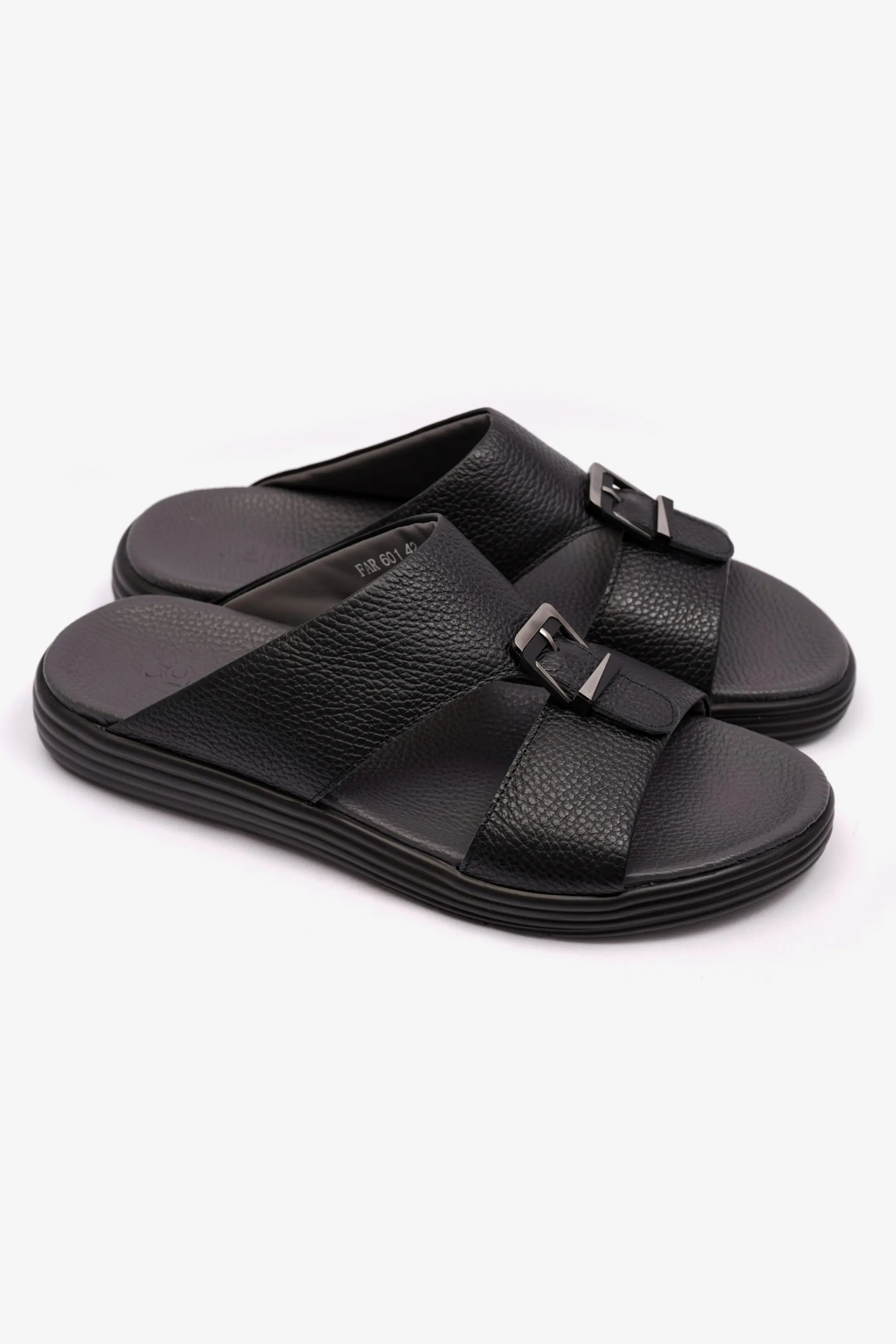 CLASSIC TRIM COMFORT PLUS MENS SANDALS FAR BLACK - Seventy7
