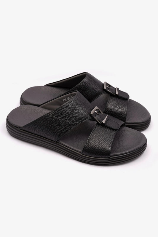 CLASSIC TRIM COMFORT PLUS MENS SANDALS FAR BLACK - Seventy7