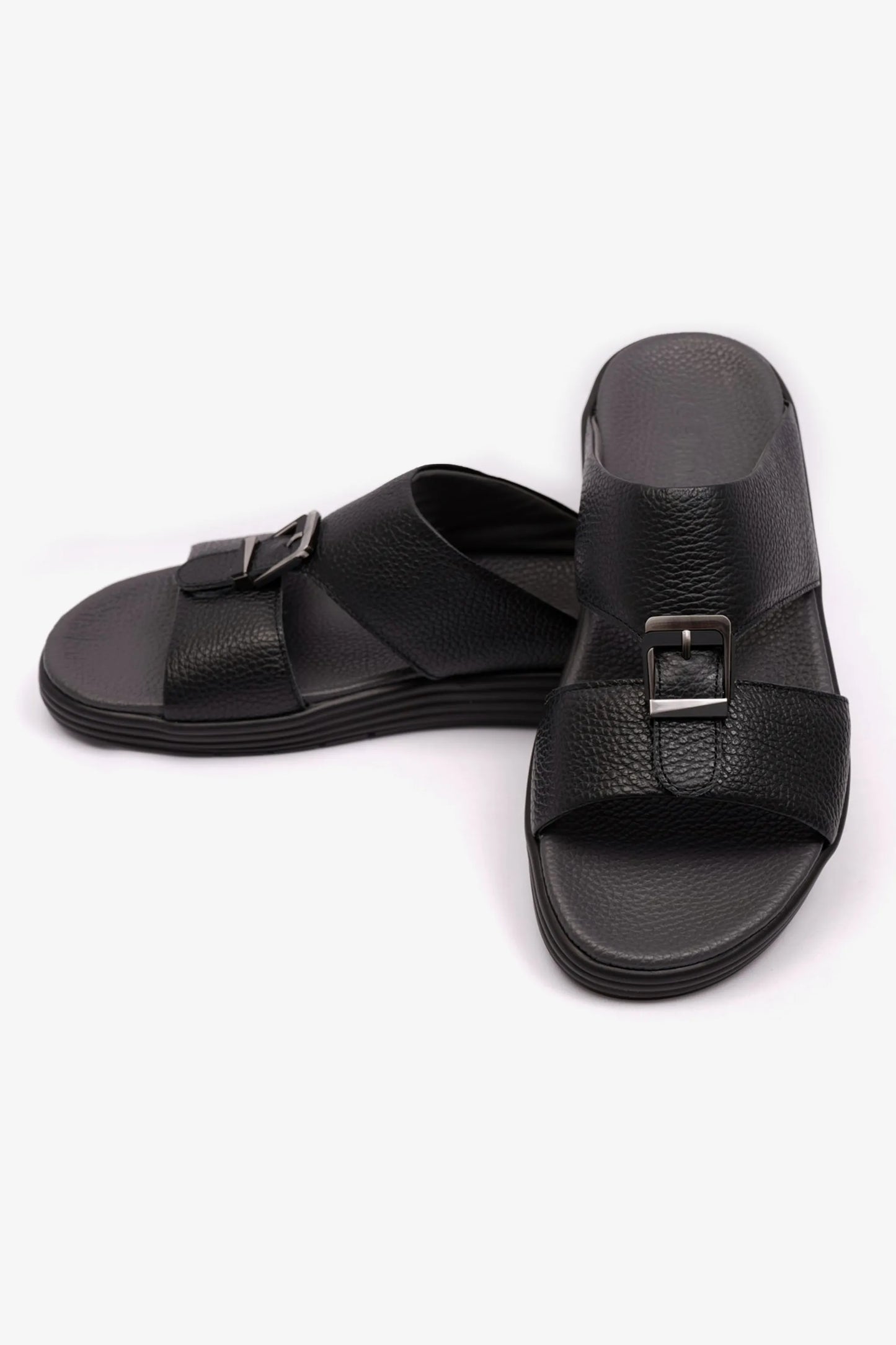 CLASSIC TRIM COMFORT PLUS MENS SANDALS FAR BLACK - Seventy7