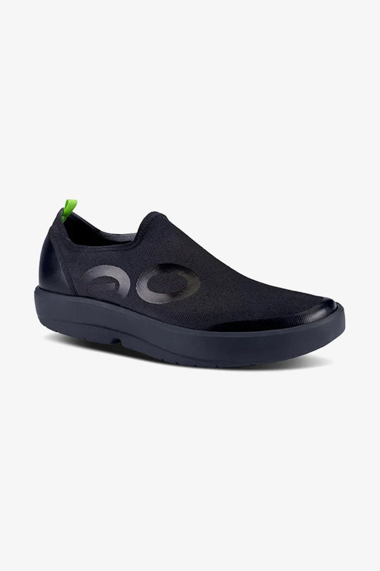 OOFOS MEN'S OOMG EEZE LOW  SHOES- BLACK - Seventy7