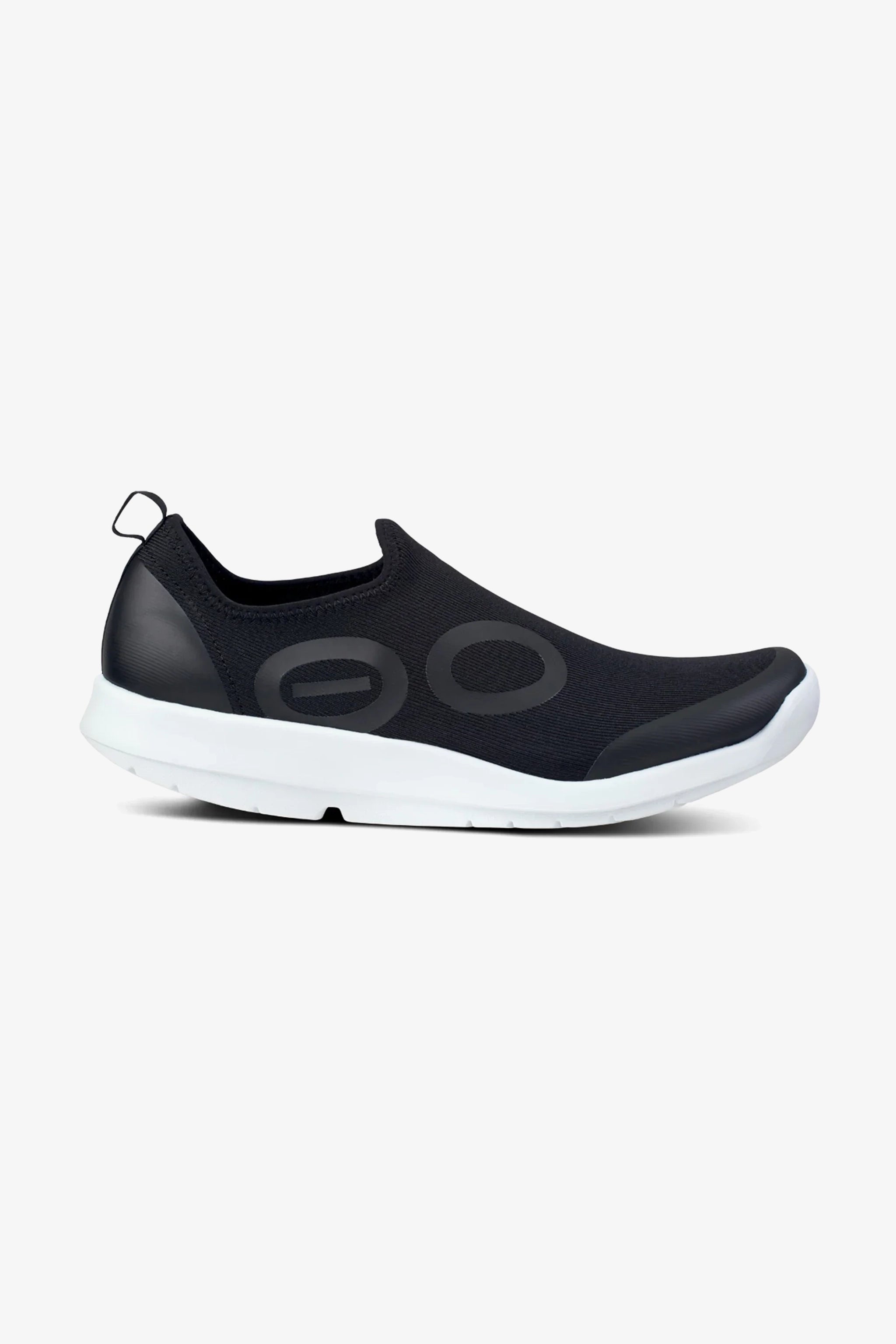 OOFOS MEN'S OOMG SPORT LOW SHOES - WHITE BLACK - Seventy7