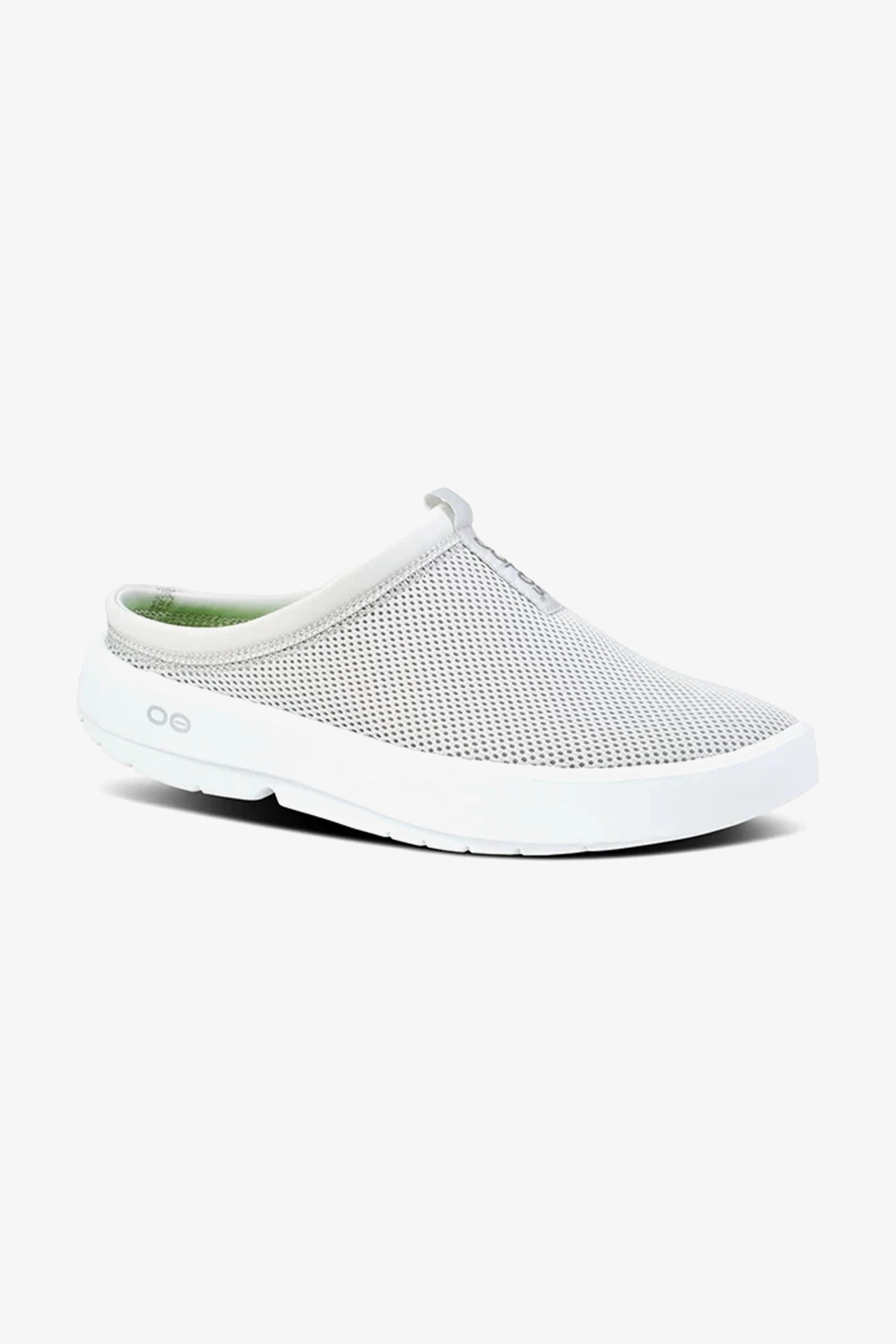 OOFOS WOMEN OOCOOZIE SPORT MULE - WHITE GREY - Seventy7