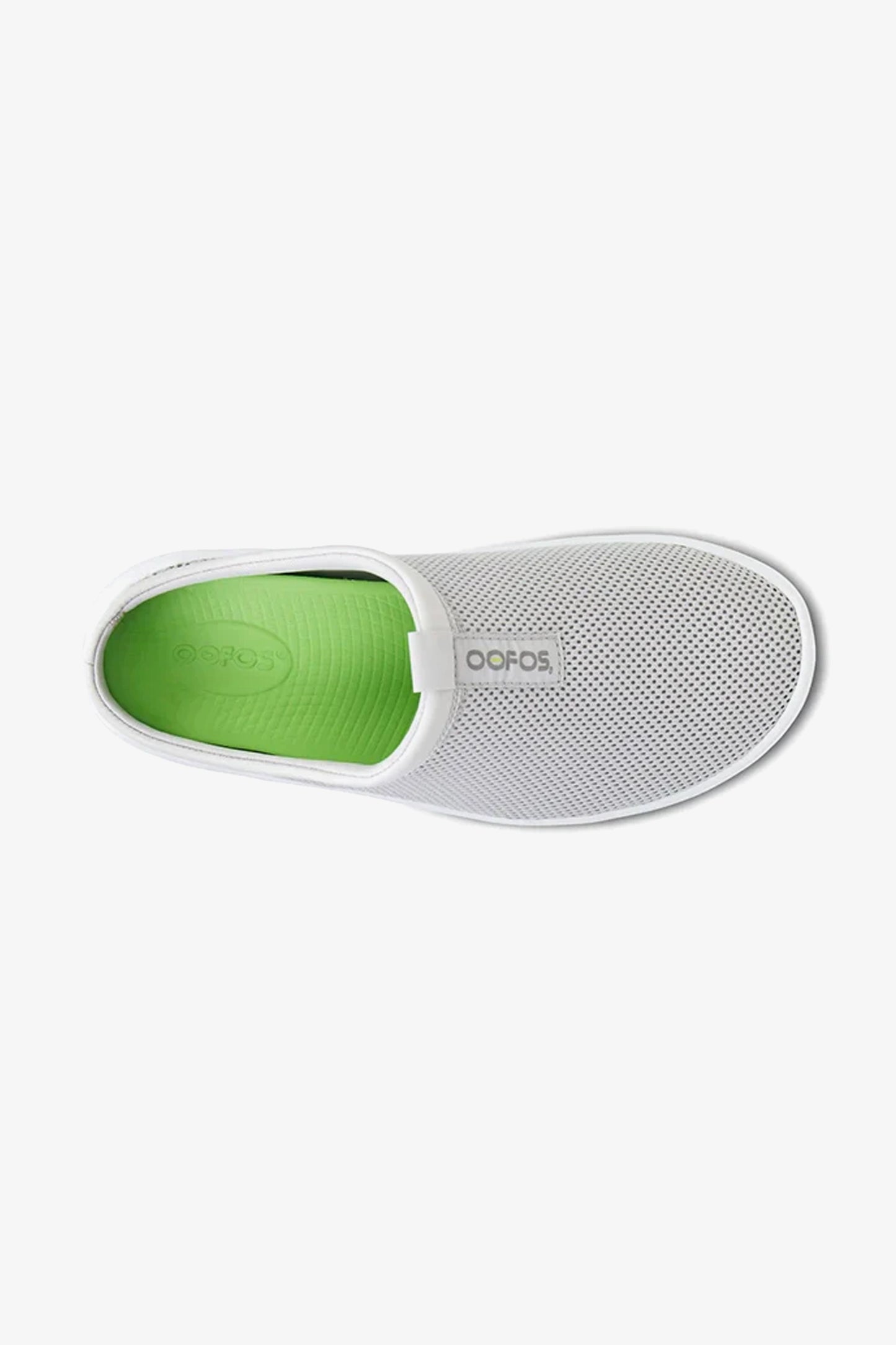 OOFOS WOMEN OOCOOZIE SPORT MULE - WHITE GREY - Seventy7