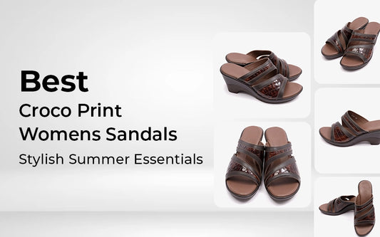 Best Croco Print Women’s Sandals: Stylish Summer Essentials